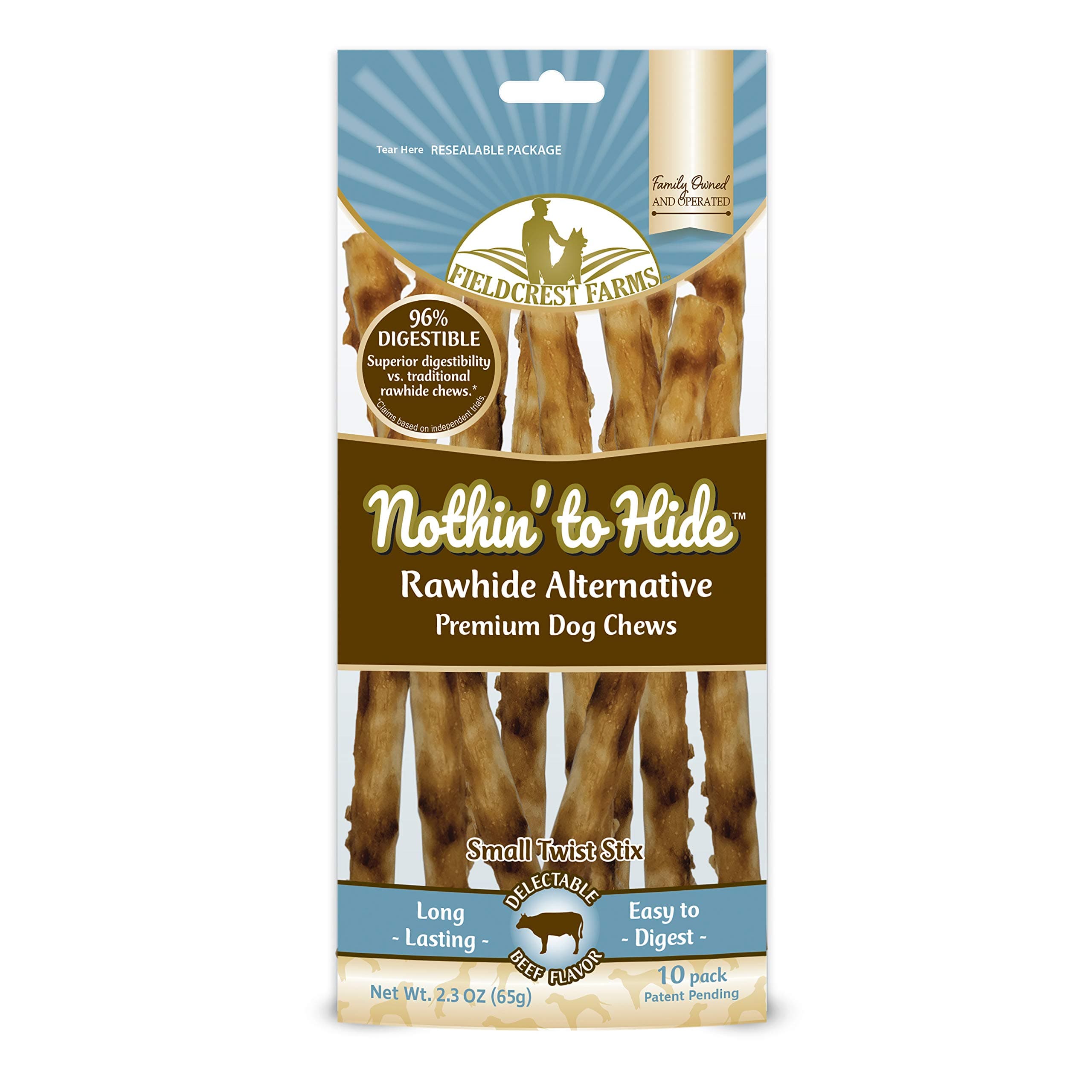 Fieldcrest Farms Nothin' to Hide Rawhide Alternative Small Twist St