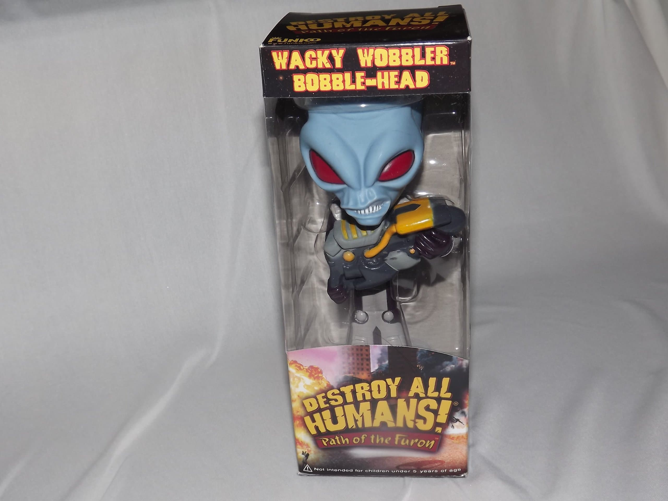 "Destroy All Humans Path of the Furon"wacky Wobbler Bobble-head