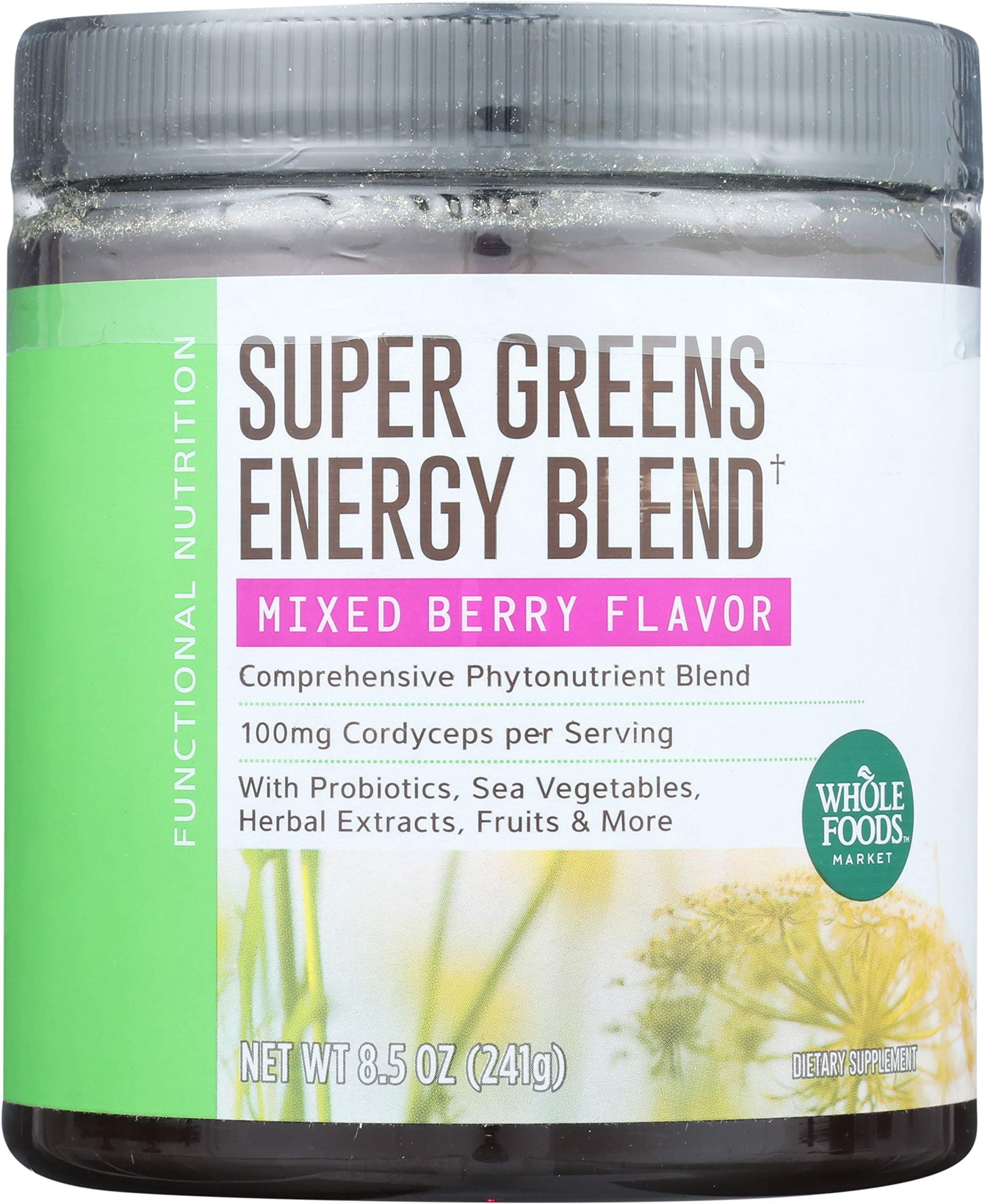 Whole Foods Market, Super Greens Energy Blend, 8.5 Ounce
