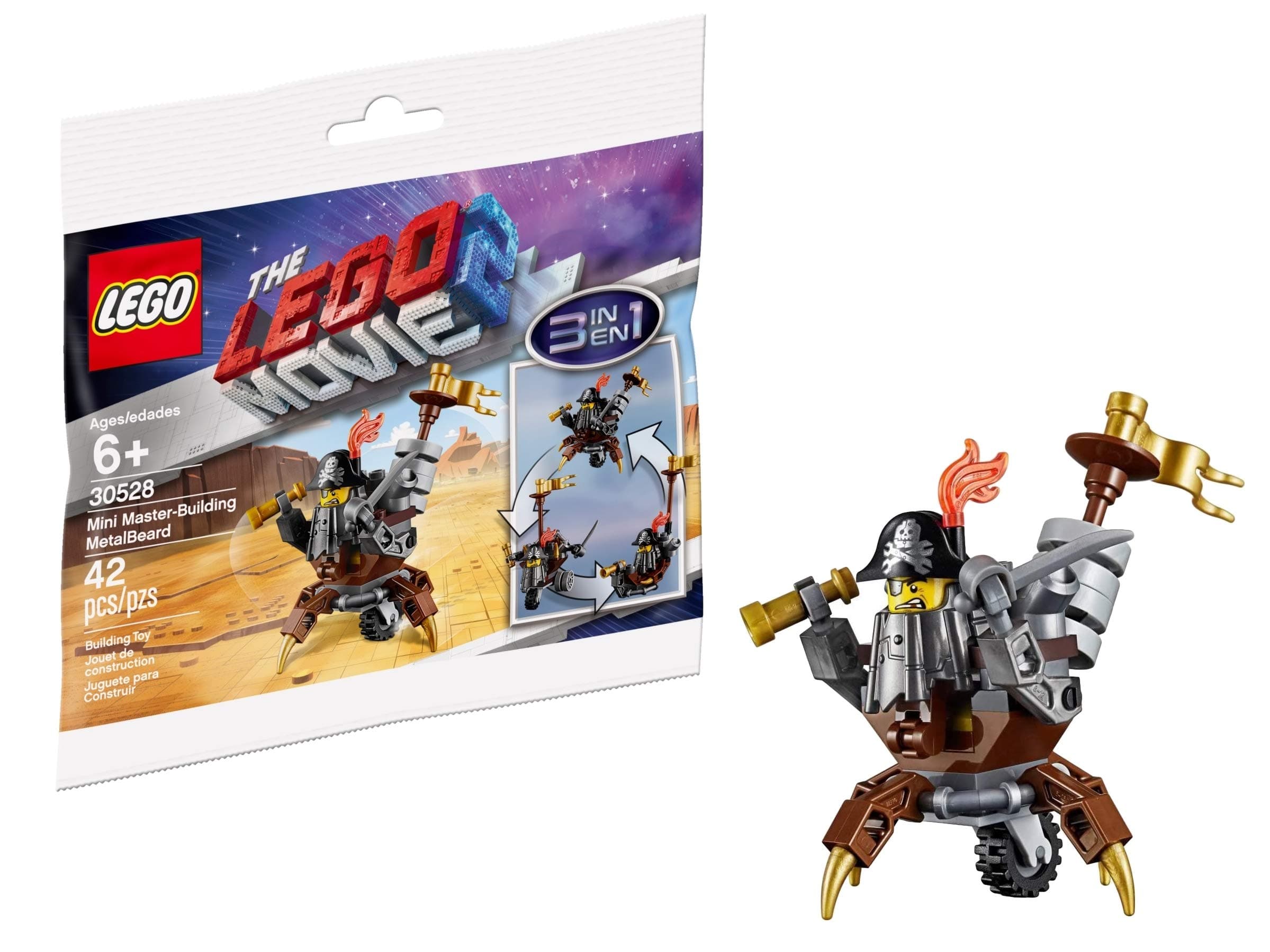 (30528) The LEGO Movie 2 Mini Master Building MetalBeard Polybag (30528) (42pcs)