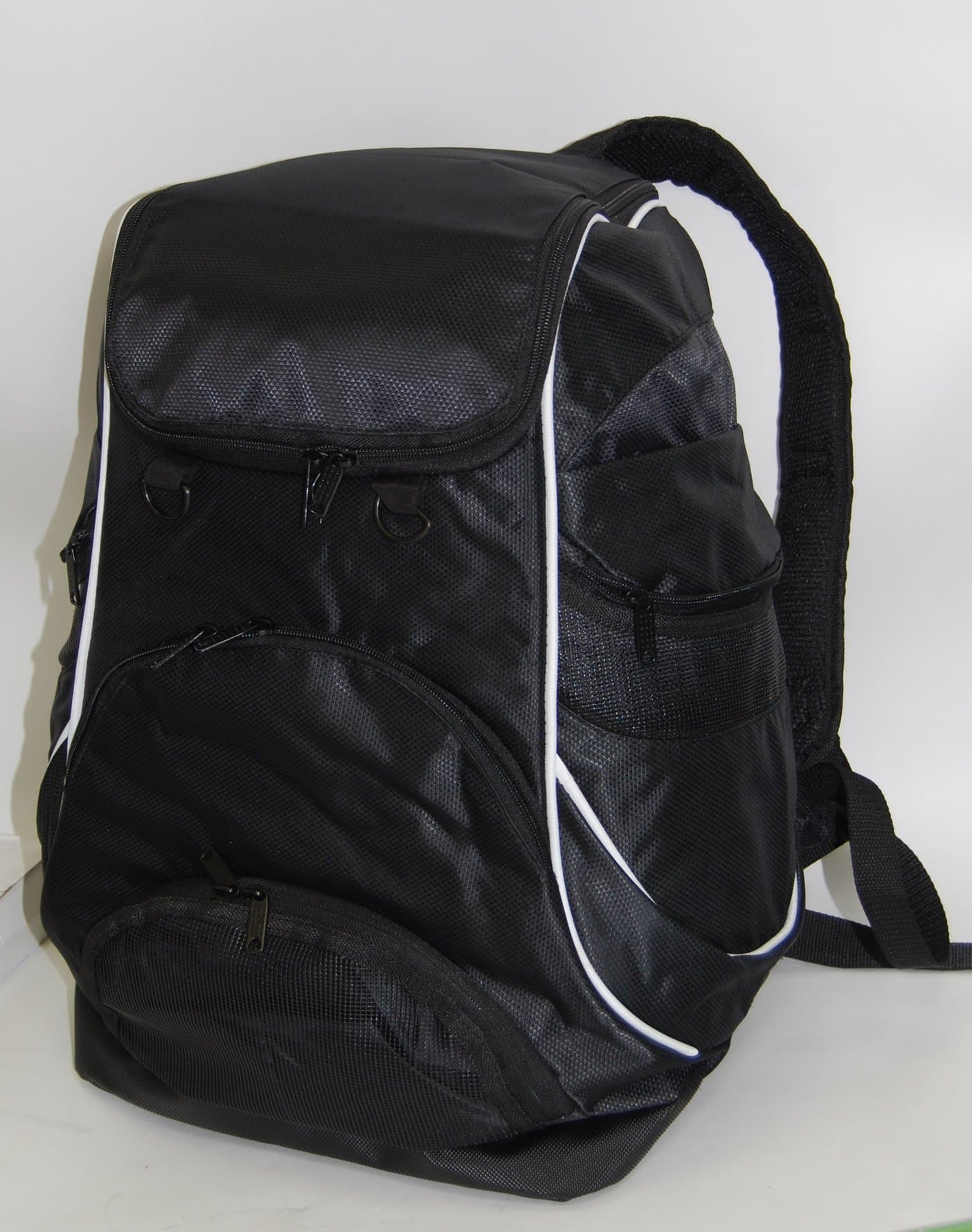 Elite Team Swimmer Backpack, Large Swimming Backpack with Pocket for Shoes/Wet Items - Black