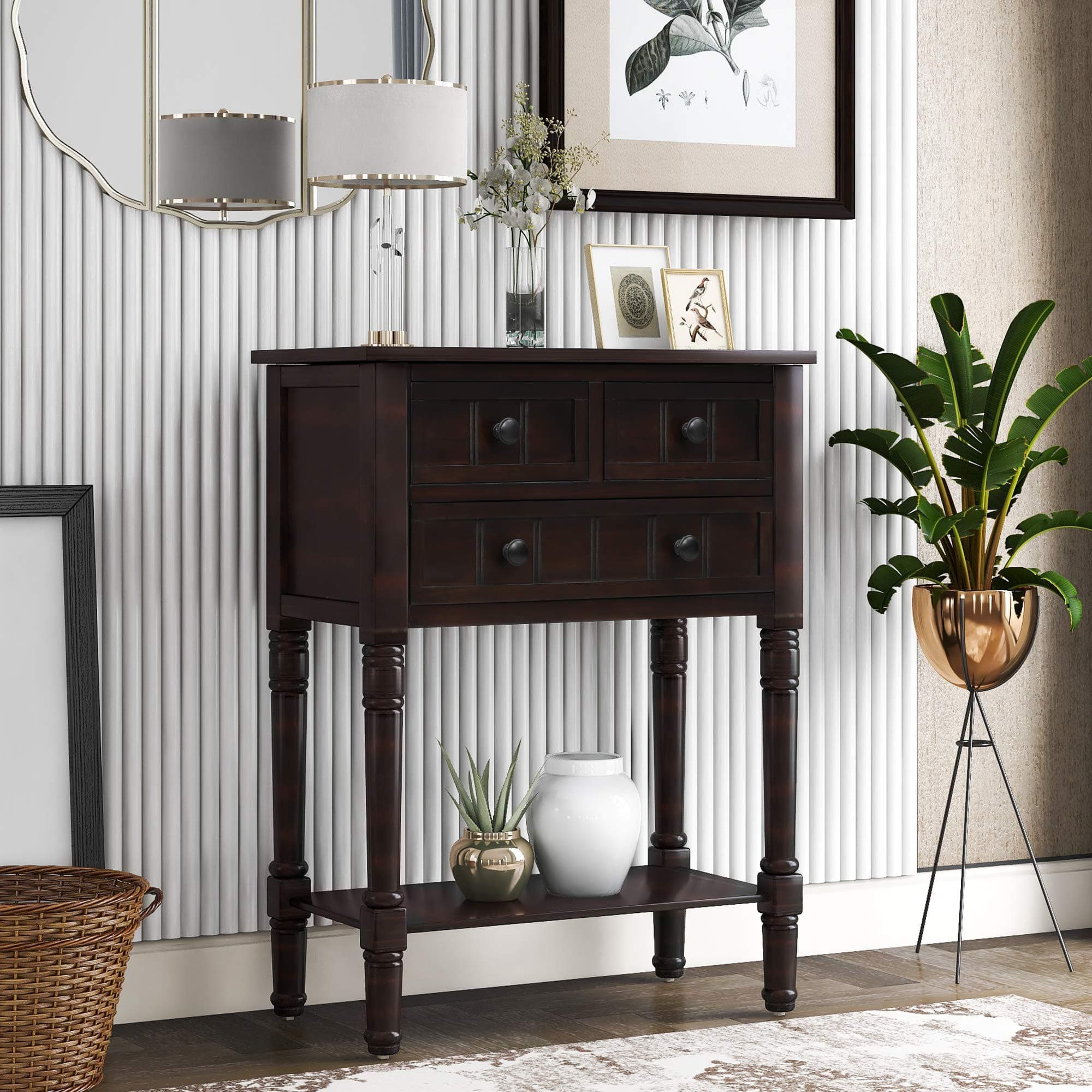 23.7" Narrow Console Table