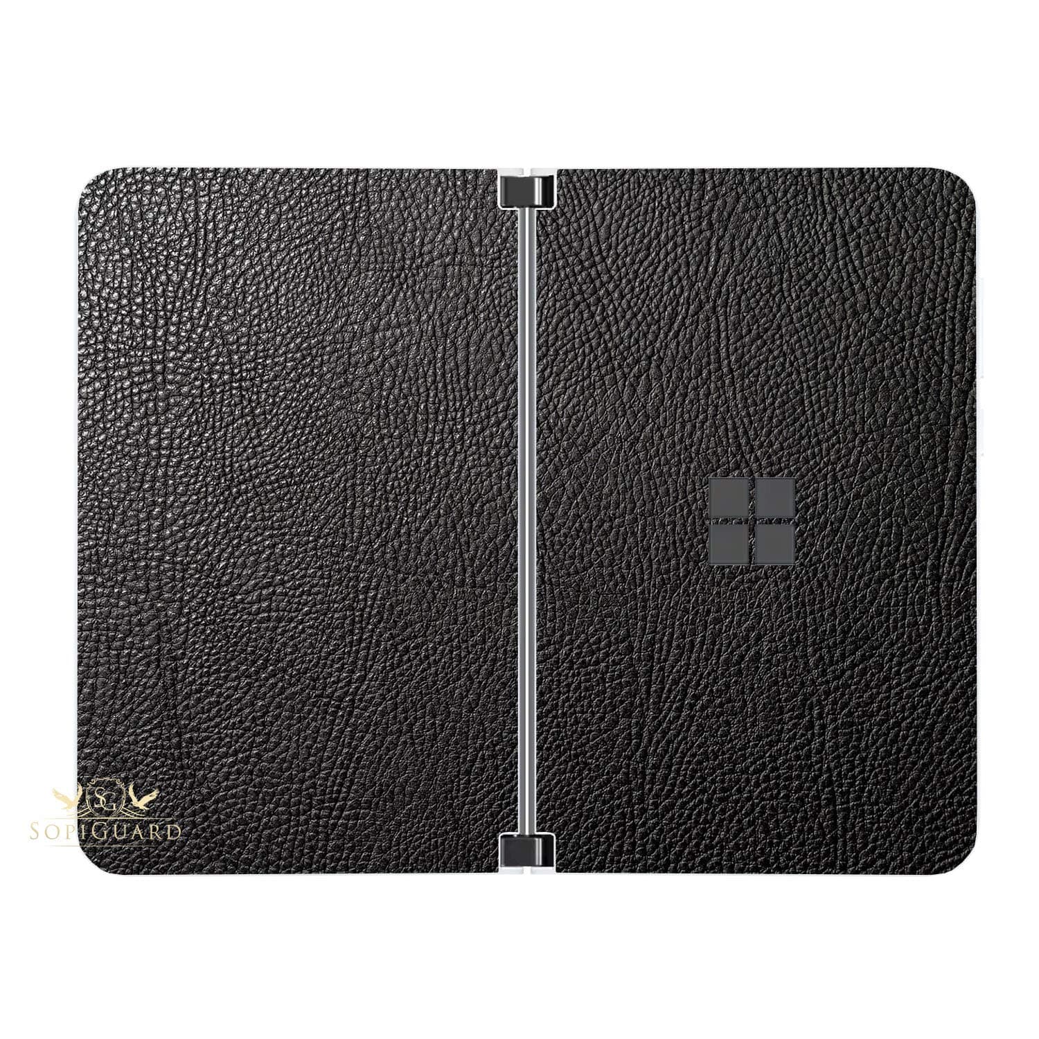 Sticker for Surface Duo Phone Edge-to-Edge Precision Vinyl Skin Wrap (Leather Textured)