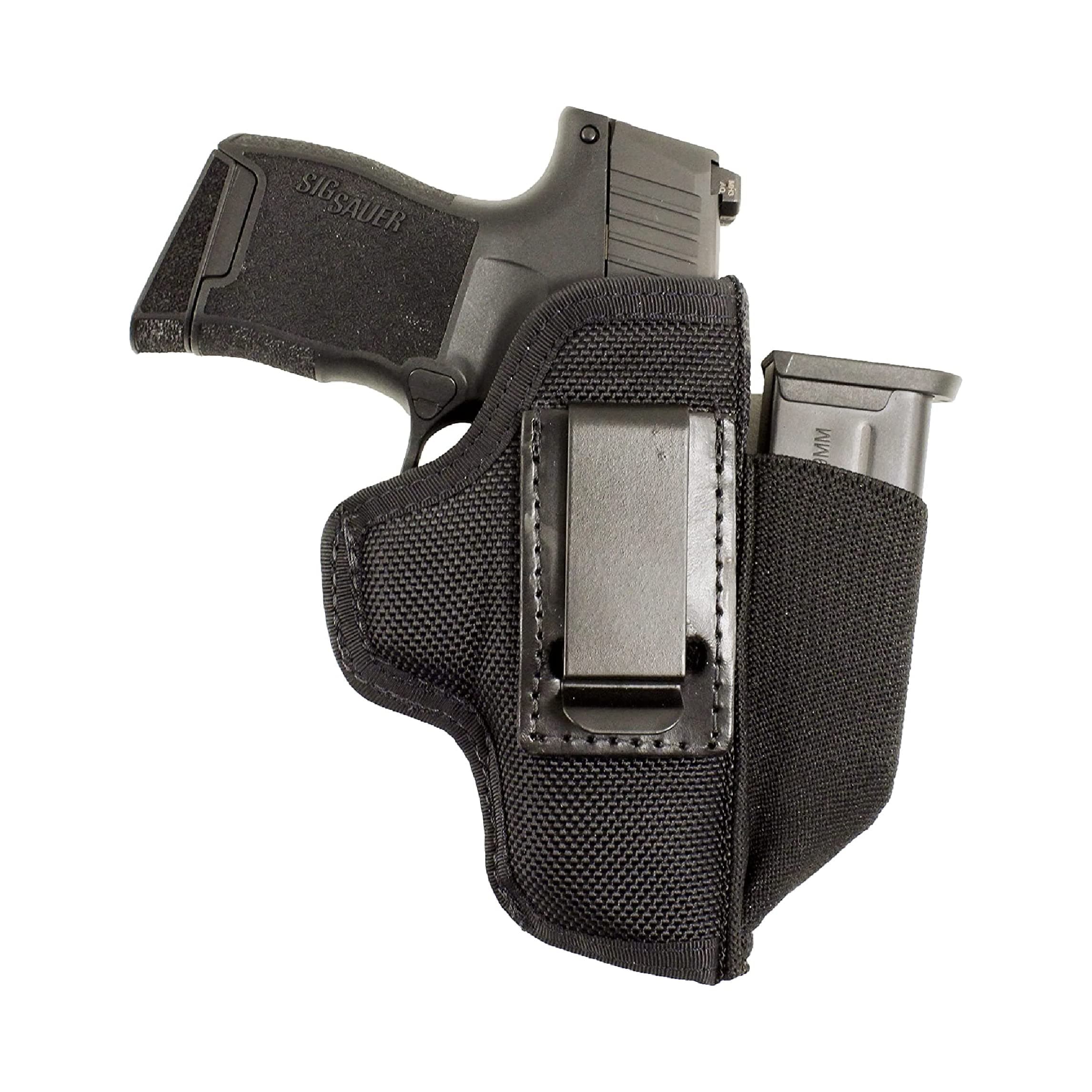 DeSantis Gunhide Gunhide, N87, Pro Stealth, Inside the Pants Holster, Fits SIG SAUER P365, Ambidextrous, Black Nylon, One Size (N87BJ8JZ0)