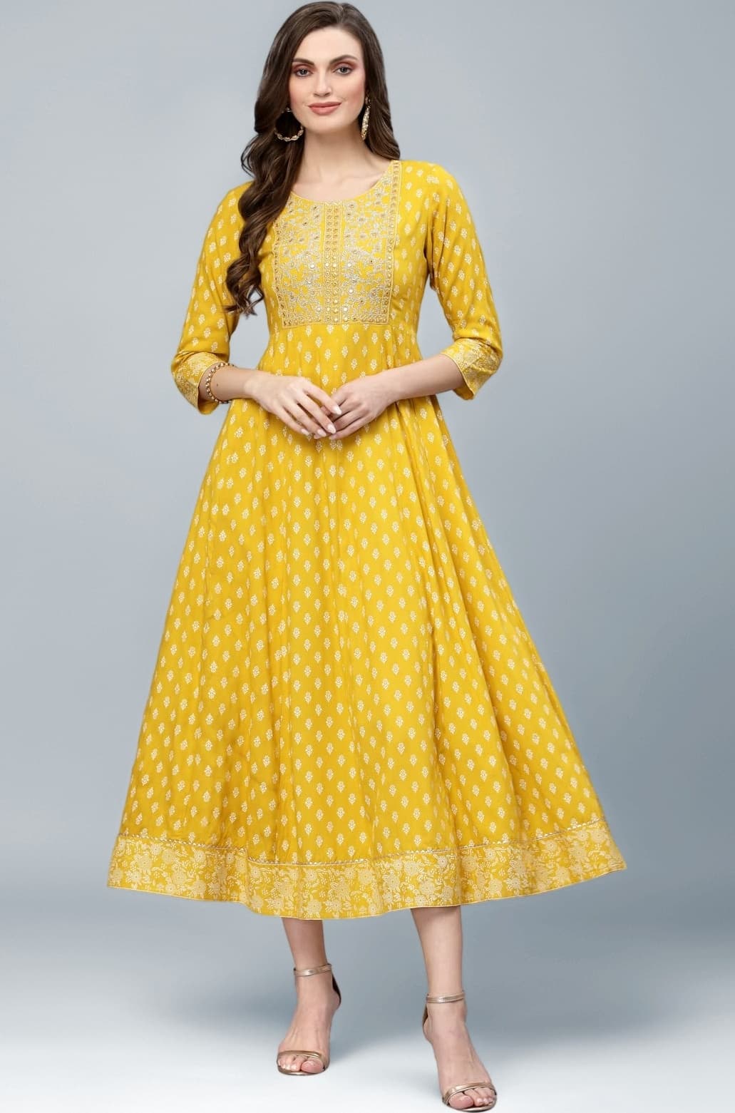 Women's Rayon Straight Fit Casual Kurta