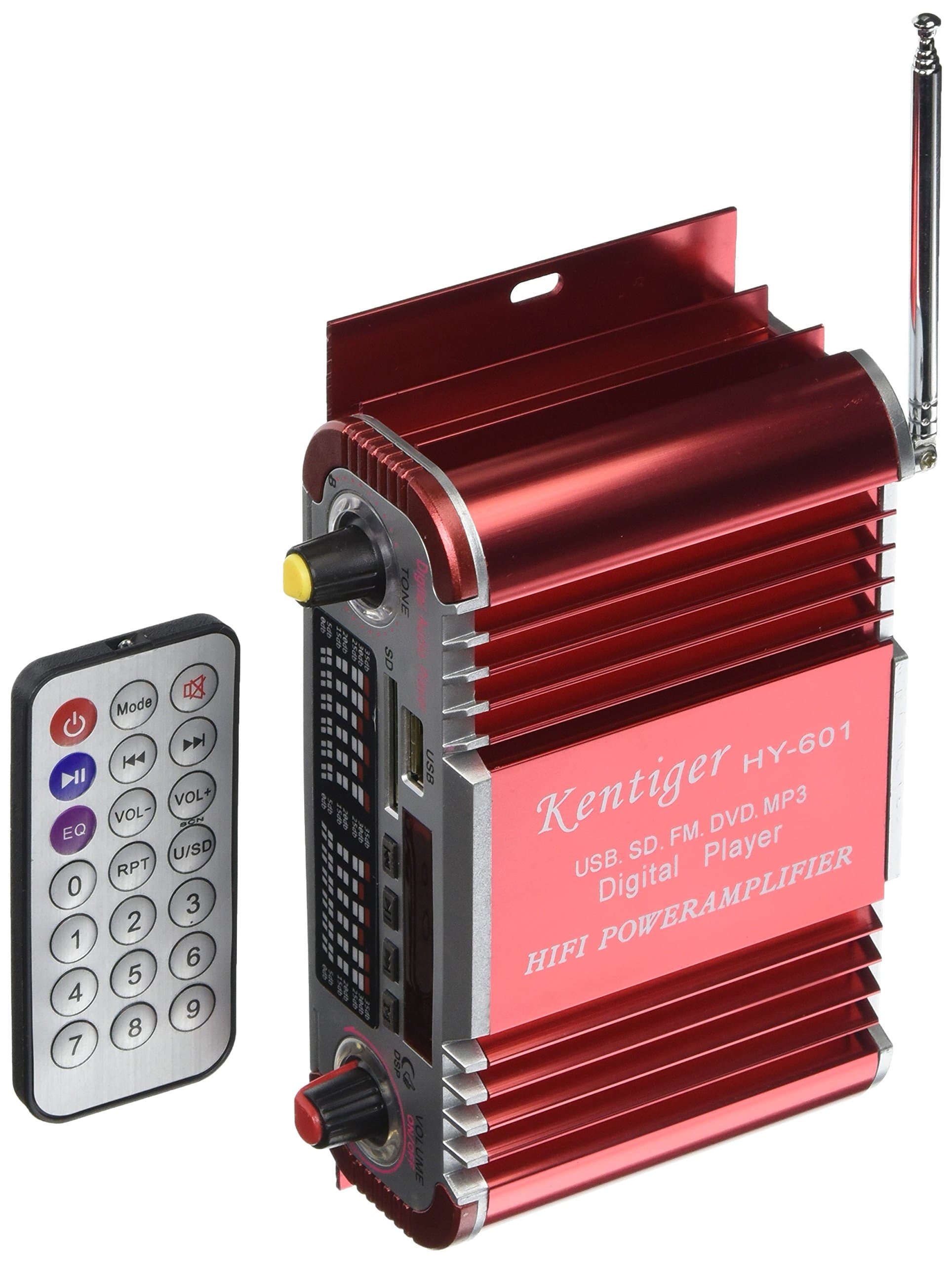 Stereo Audio Amplifier, red (HY-601)