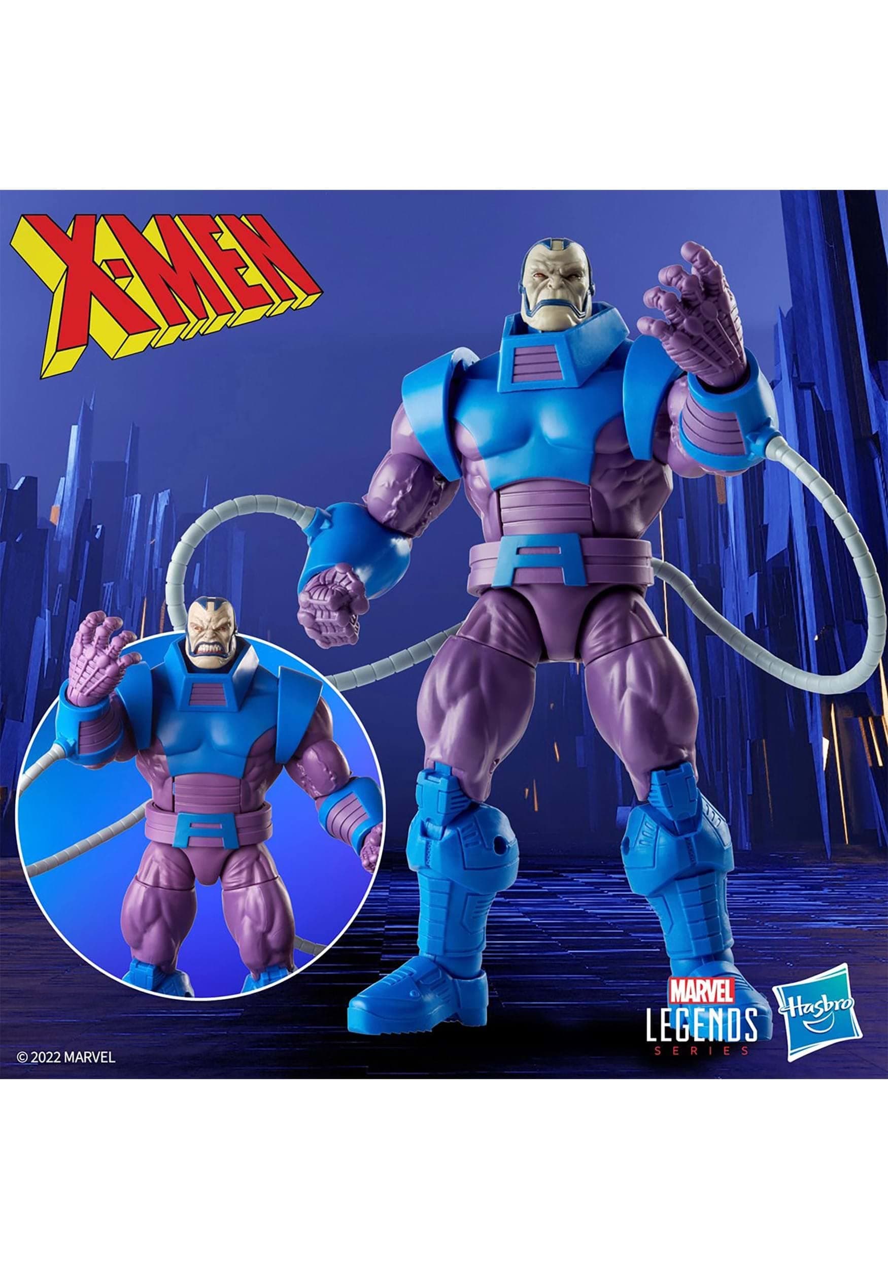 Marvel Legends Series The Uncanny X-Men 6-inch Marvel’s Apocalypse Retro Action Figure Toy, Includes 8 Accessories, Kids Ages 4 and Up, Multicolor