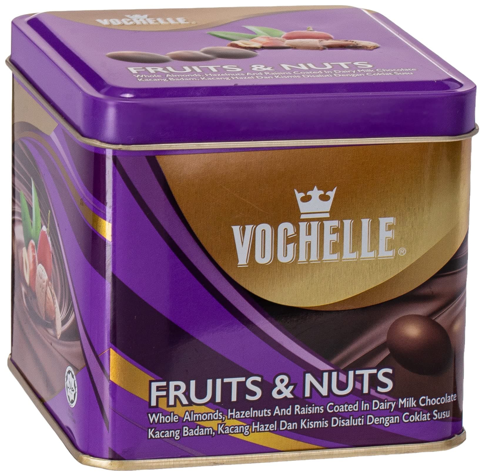 Vochelle Gift Coverd Fruits & Nuts Chocolate, 180 G