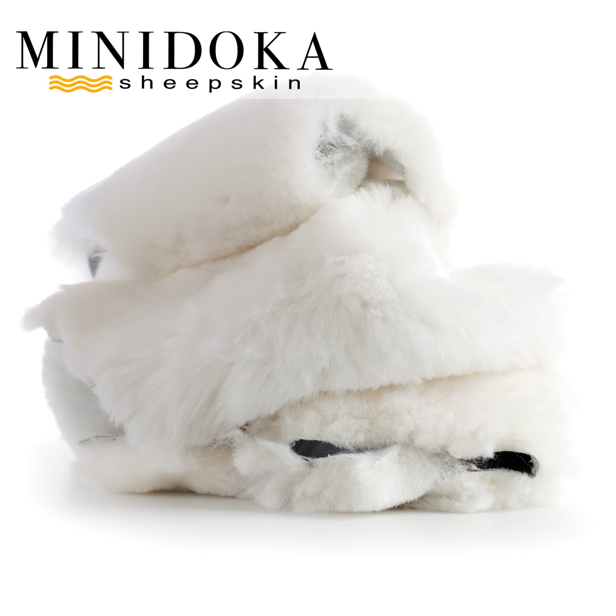 Sheepskin Hide Scraps, Large Pieces of Usable Size, Premium Grade Shearling for Leather Crafts, Ivory