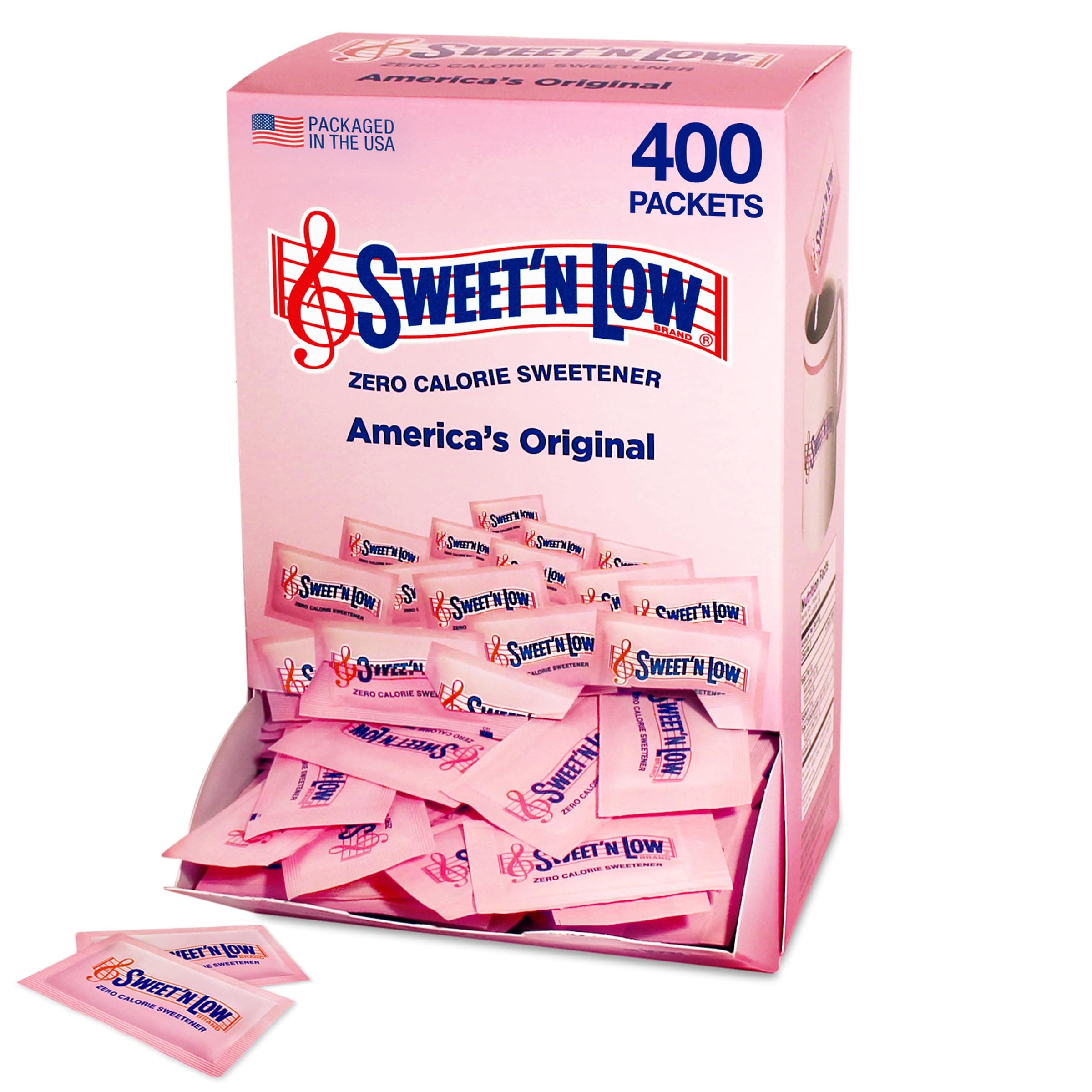 IN THE RAW Sweet'N Low Zero Calorie Sweetener, Single Serve Packets, 200 Pack