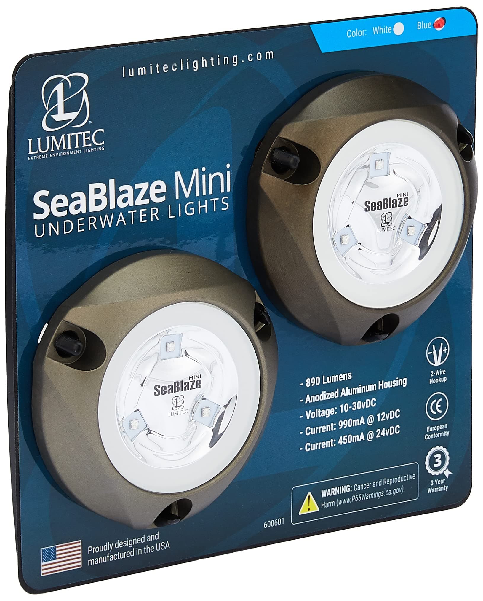 Lumitec SeaBlaze Mini LED Surface Mount Underwater Boat Light