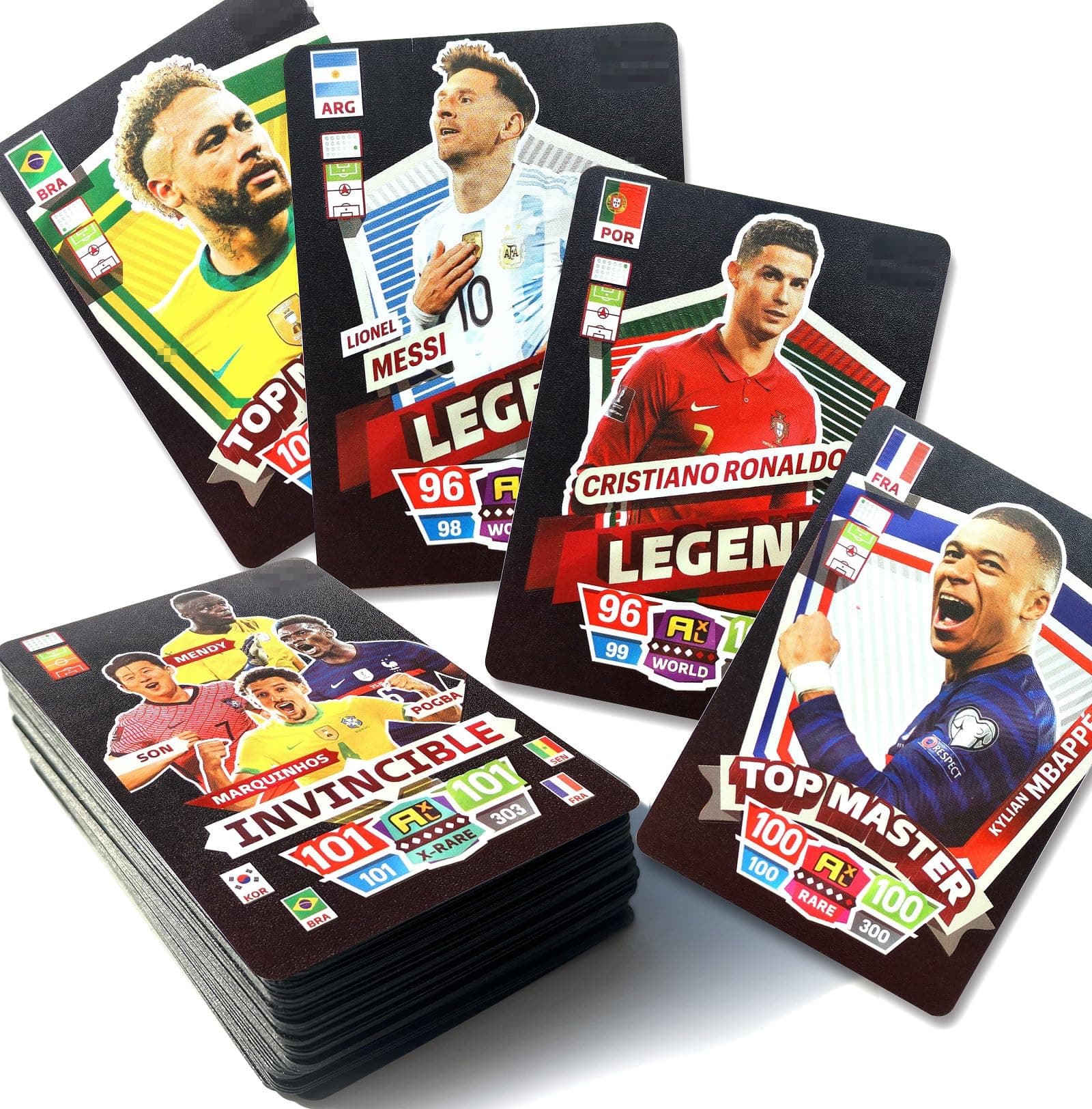 MACIUM 2022/23 World Cup Soccer Star Card,Soccer Trading Card,Black Gold Foil Cards,Sports Souvenirs,No Repetition,Not Original