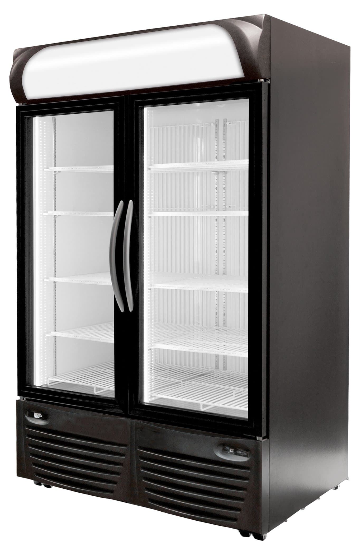 43-UDGF-X1 Double Glass Door Upright Freezer Merchandiser