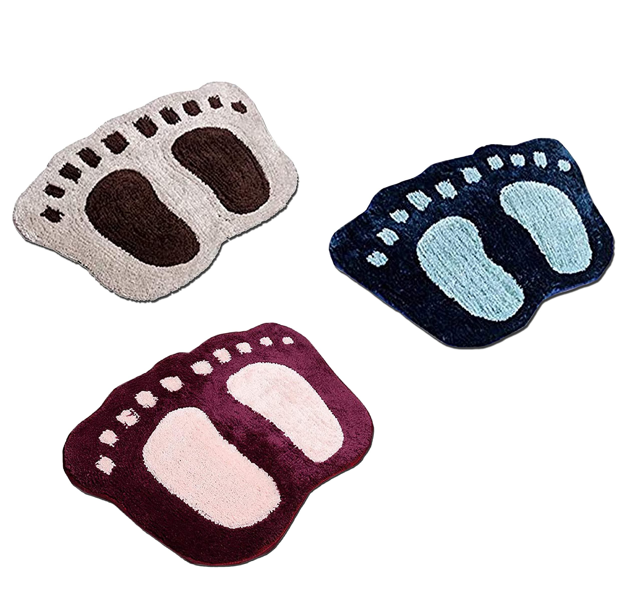 Yellow Weaves Abstract Door Mat (Multicolour, Microfiber, 16x24 inch)