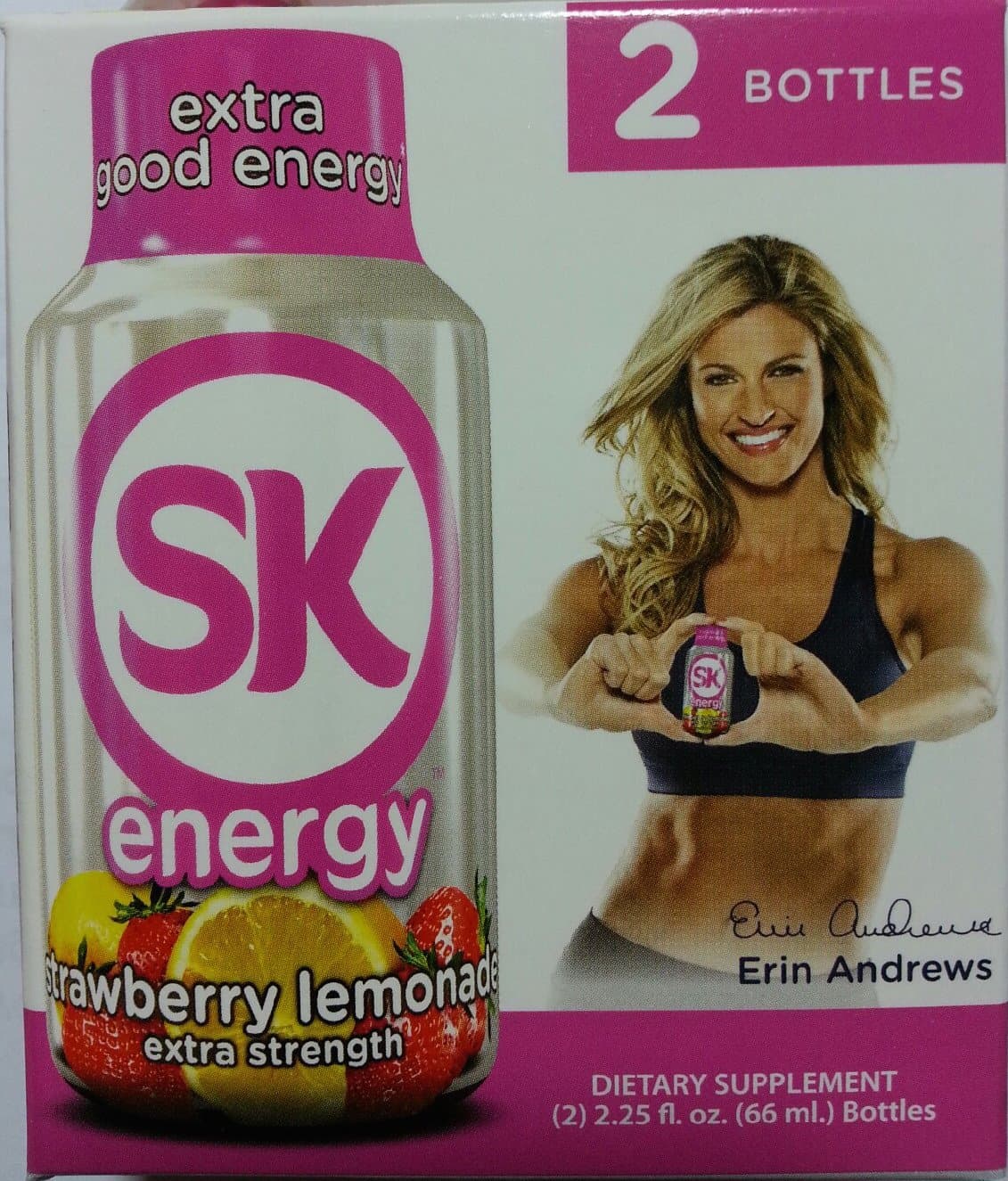 Erin Andrews Strawberry Lemonade 2 Bottles Pack, 2.25 fl. oz