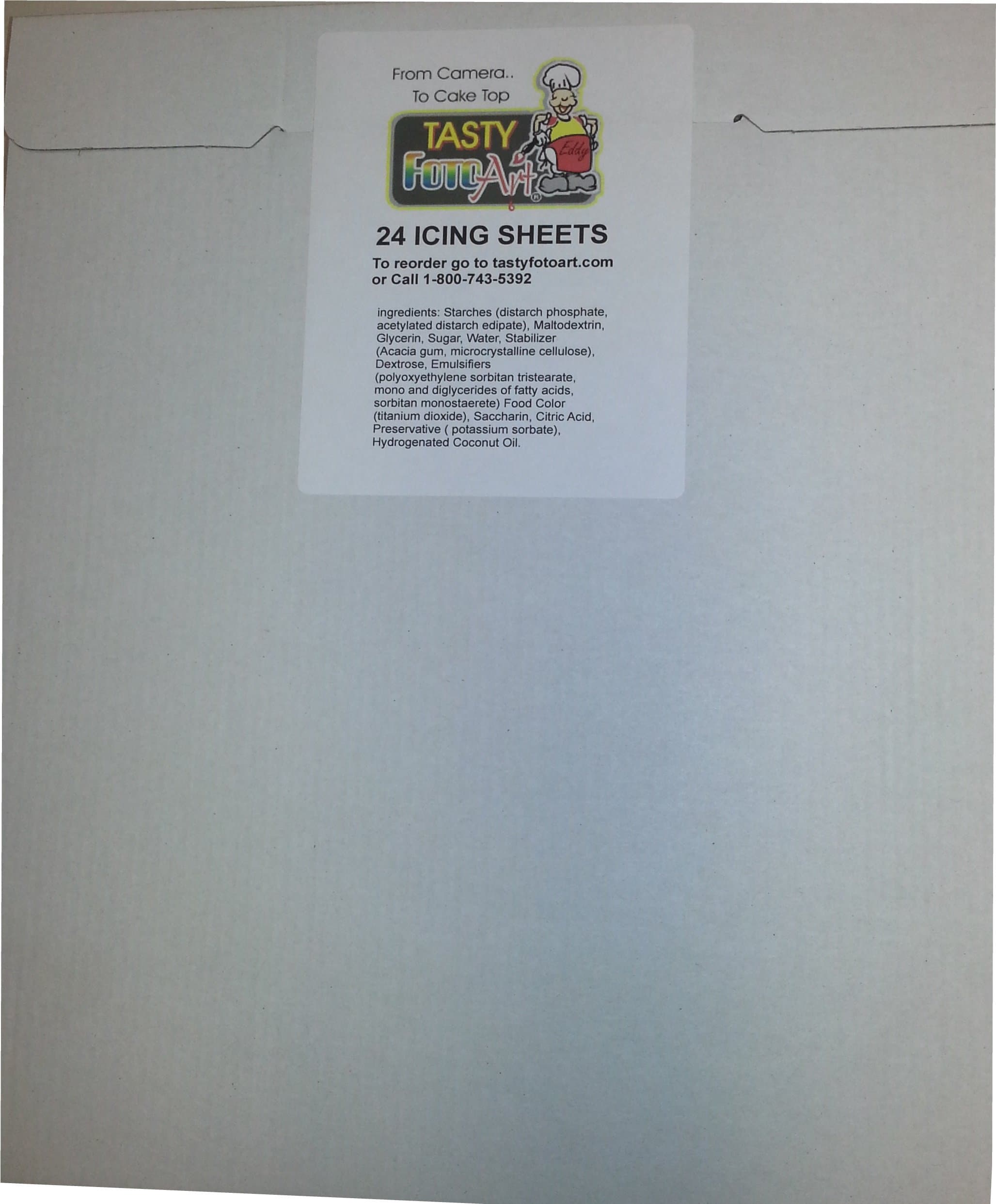 Frosting Sheets, Icing Sheets, Sugar Sheets 8-1/2 X 10-1/2 Printable Area