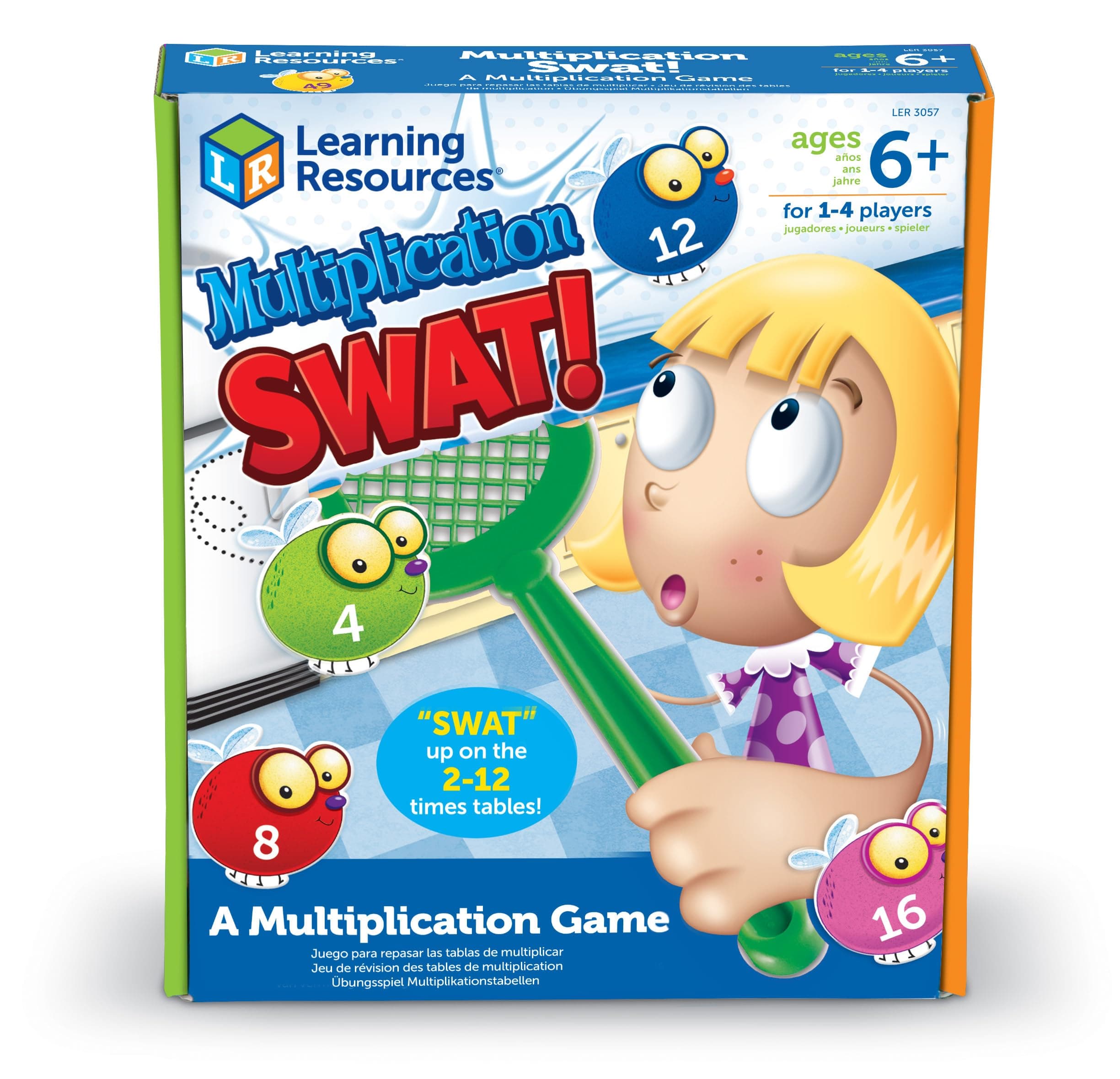 Learning Resources Multiplication Swat, Sight Swat Game, Gross Motor Skills, Critical Thinking Skills, Ages 6+