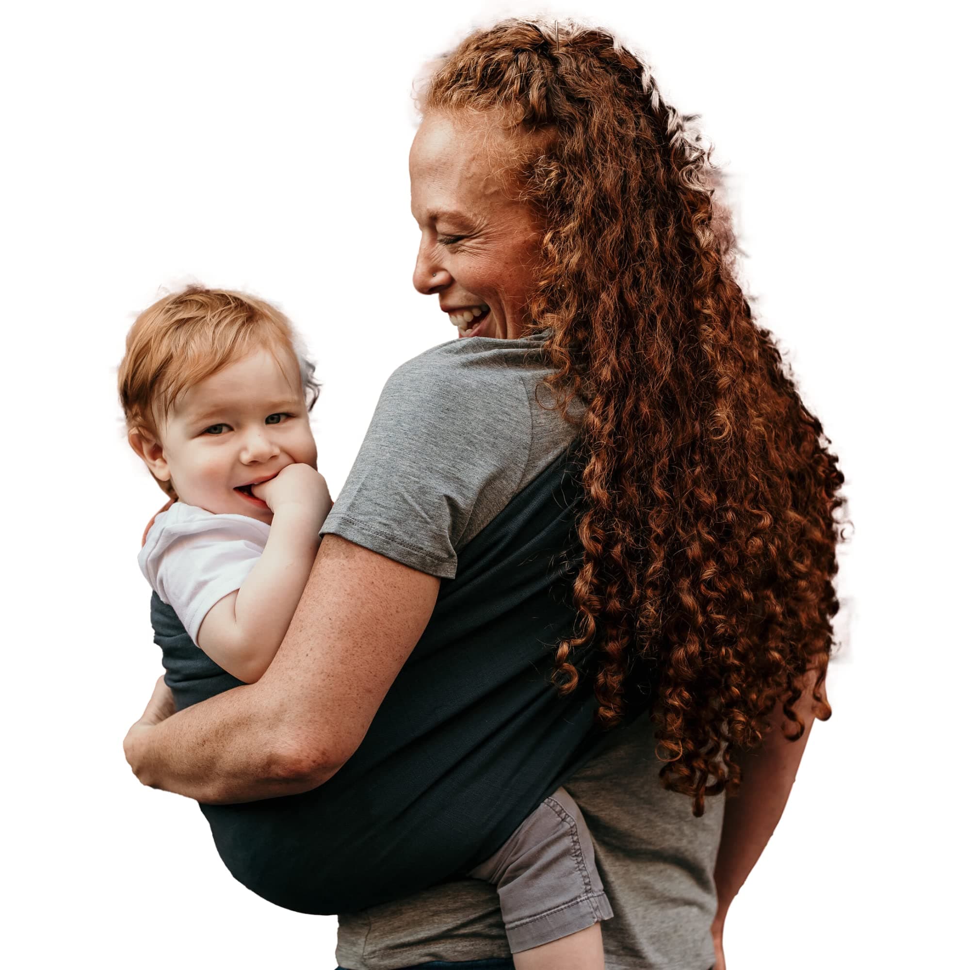 Hip Baby Wrap Ring Sling Baby Carrier for Infants and Toddlers (Stone)