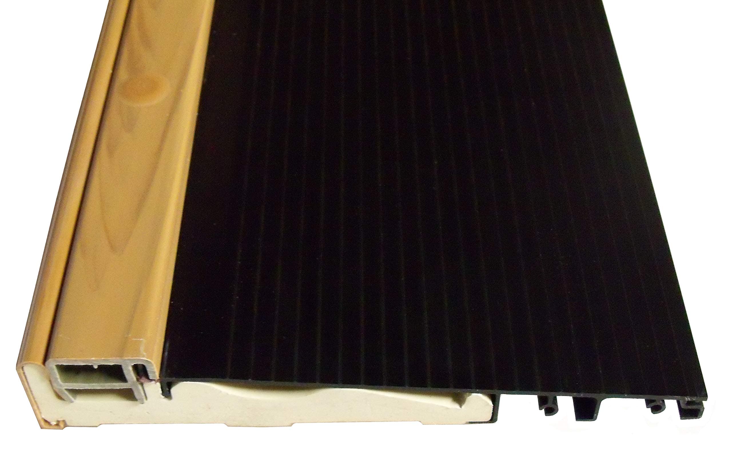 Exterior Inswing Threshold 7 13/16 inch with Composite Cap and Composite Bottom- Dark Bronze (36 inches Length -Uncut)