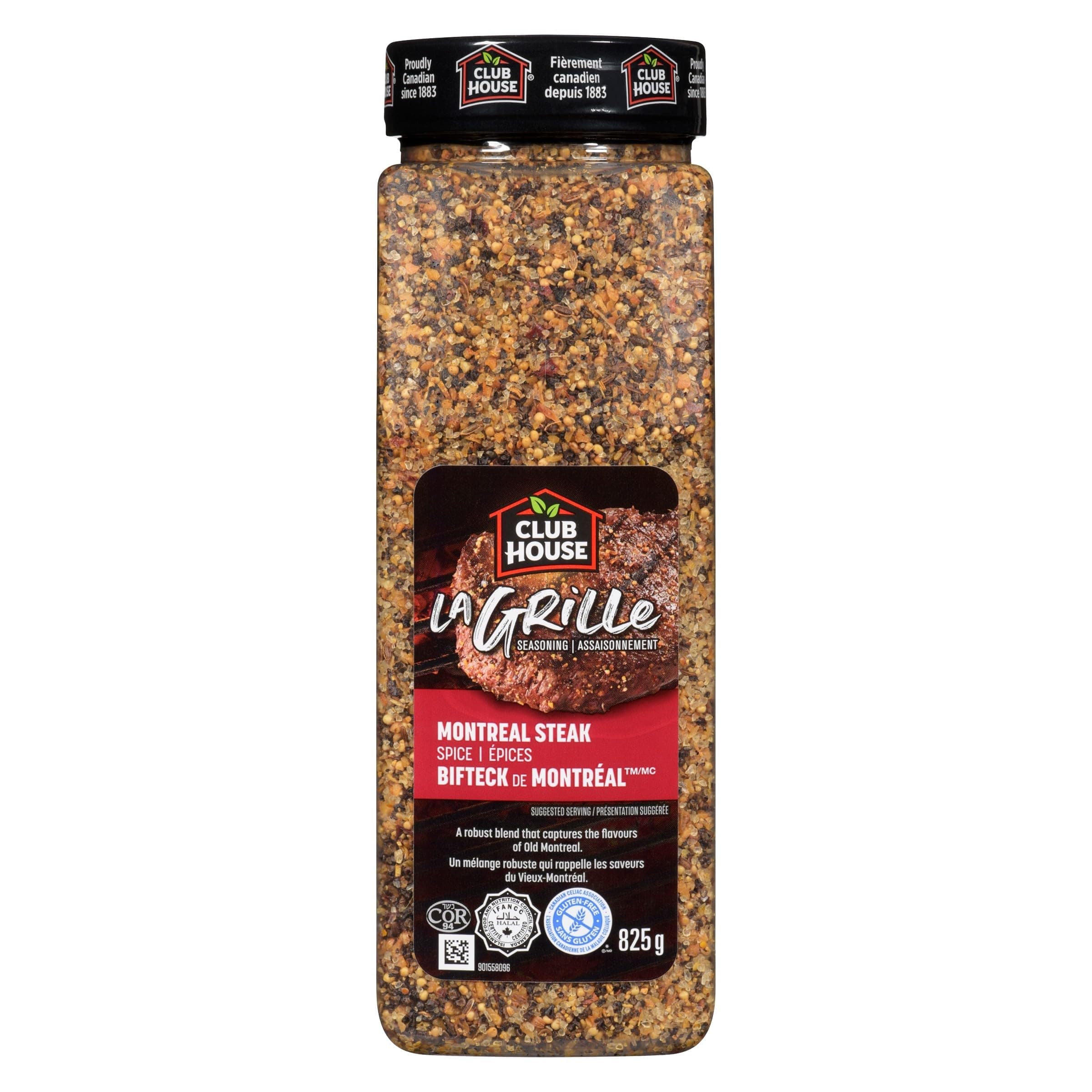 La Grille Montreal Steak Spice, 825 Grams/29.10 Ounces {Imported from Canada}