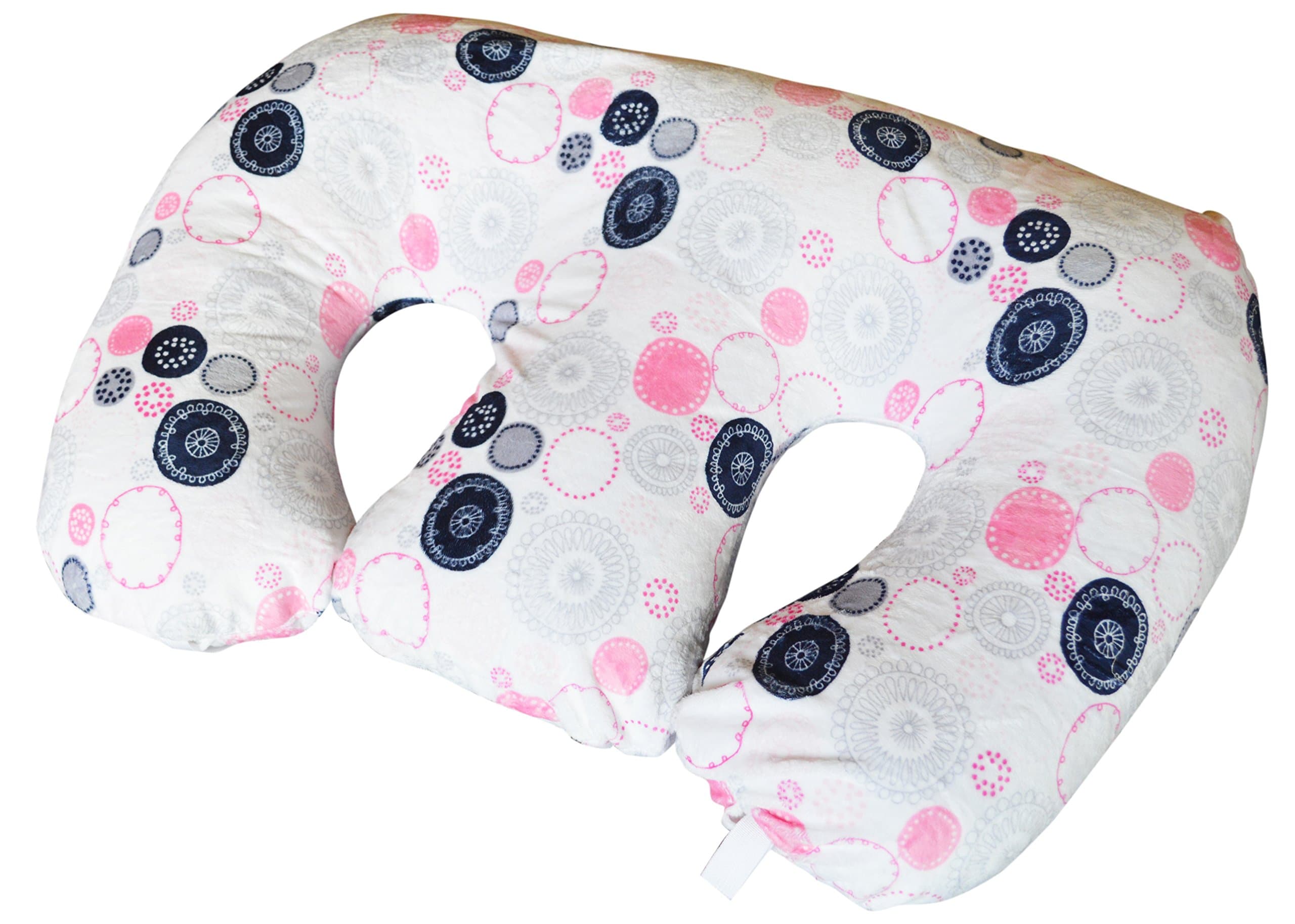 Twin Z Pillow + 1 Designer Pink Whimsy Cover + Free Travel Bag! …