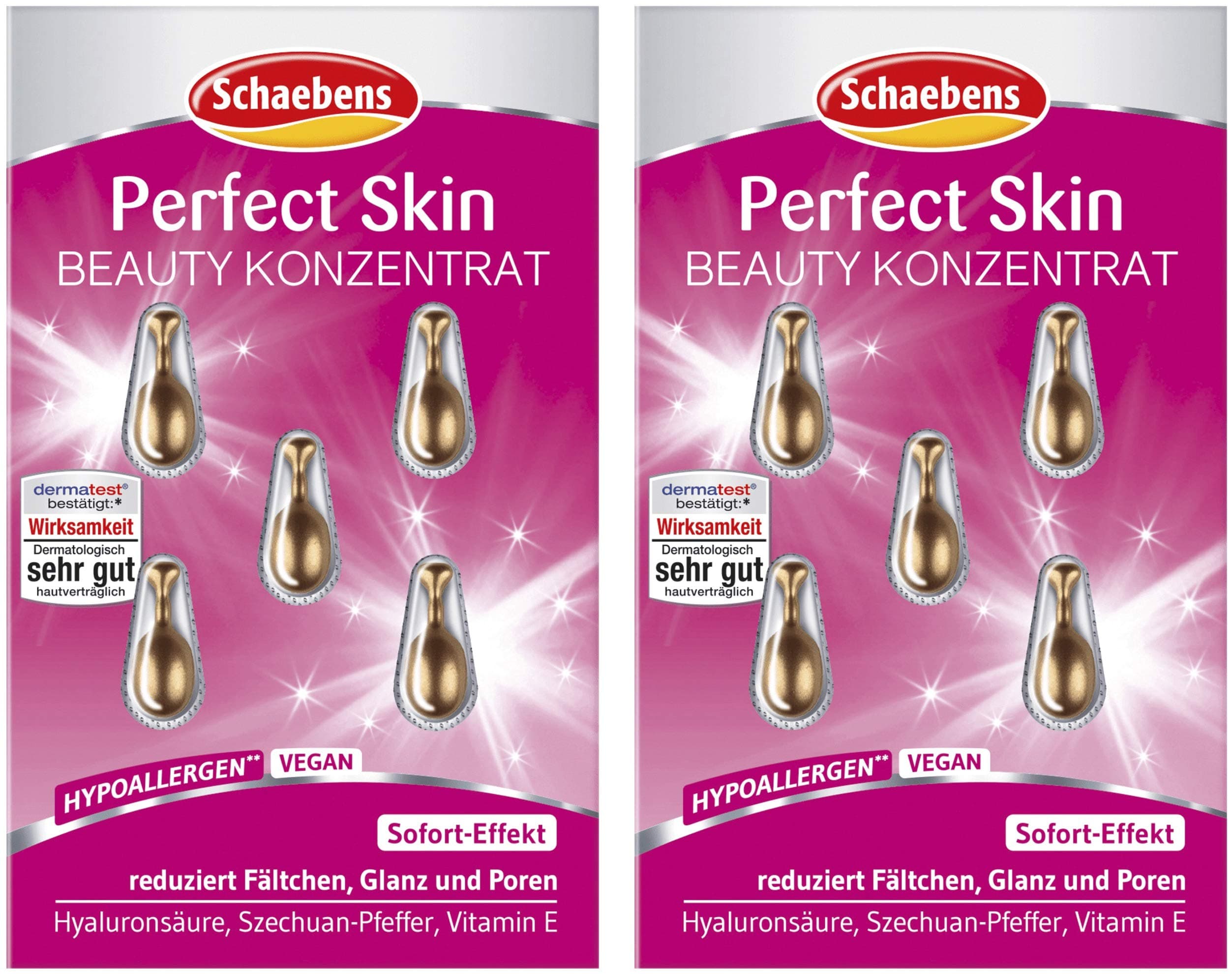 Concentrate Perfect Skin - 2 packs x 5 pcs, Schaebens/Germany
