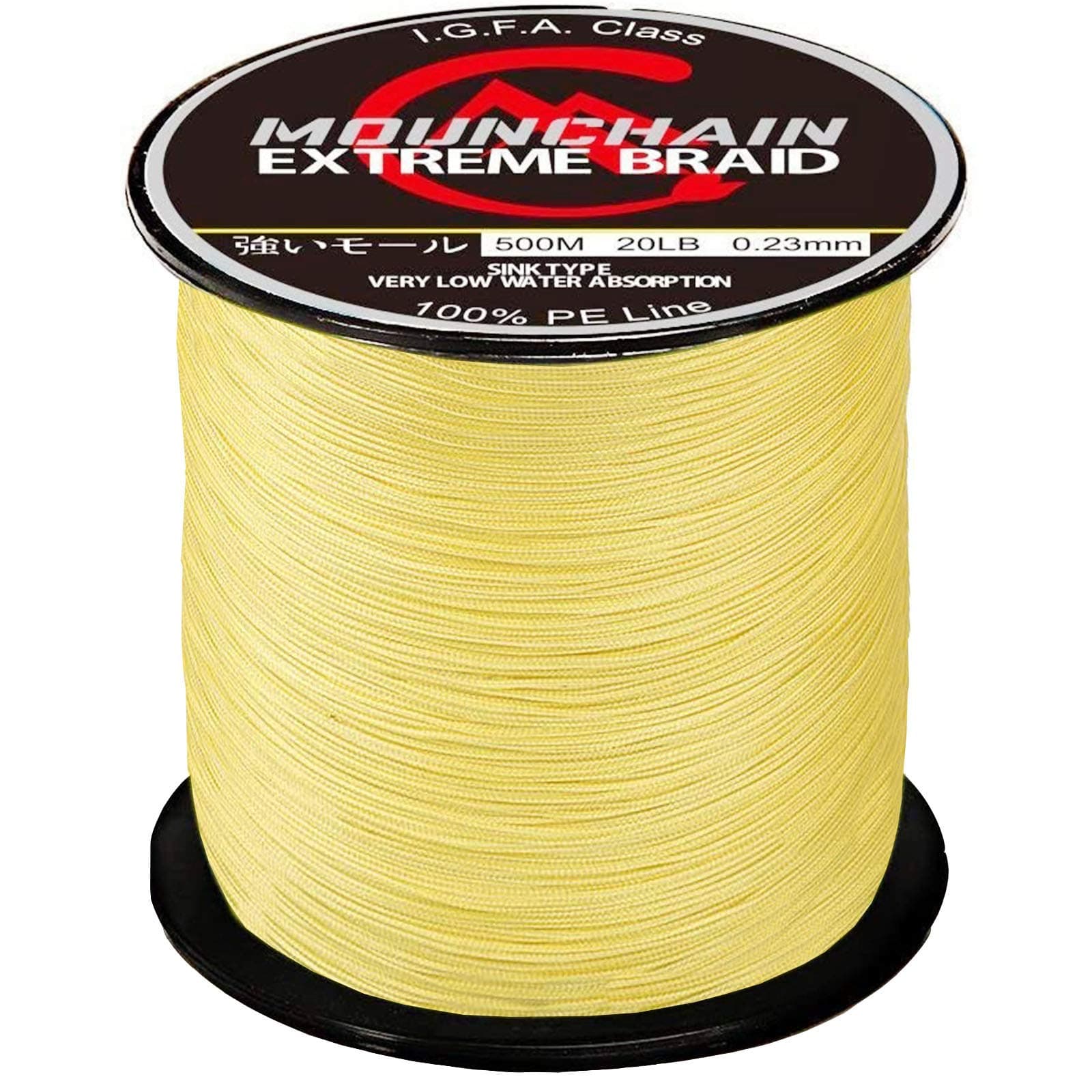Braided Fishing Line, 4 or 8 Strands Abrasion Resistant Braided Lines Super Strong 100% PE Sensitive Fishing Line 300M / 500M / 1000M