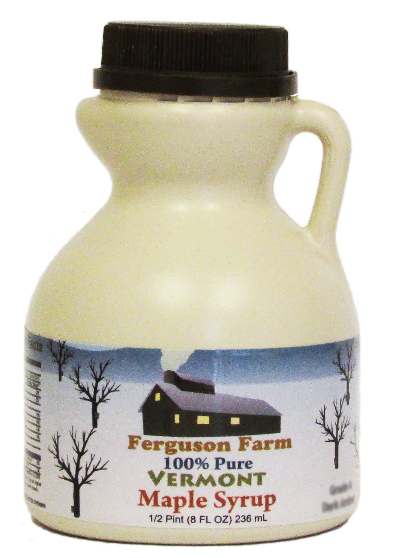 Ferguson Farms 100% Pure Vermont Maple Syrup, Grade A Medium, Jug Half Pint (8oz)