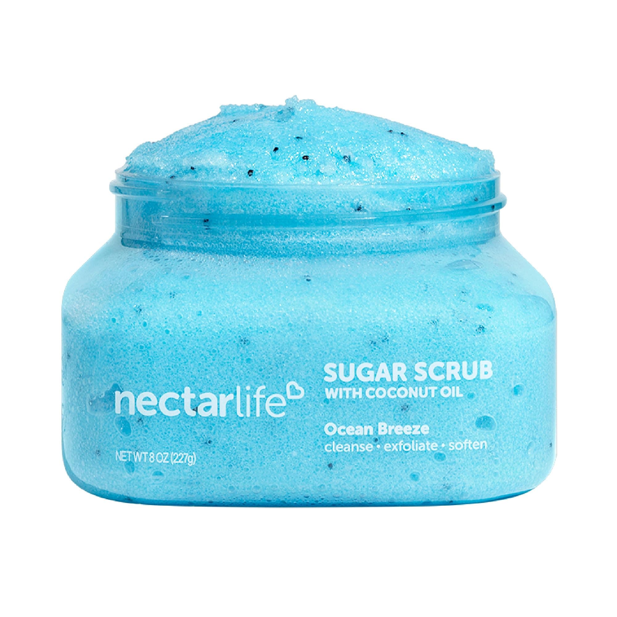 Sugar Body Scrub 8 oz, Moisturizing and Exfoliating Scrub for Nourishing Essential Body Care, Gift For Her (Ocean Breeze)