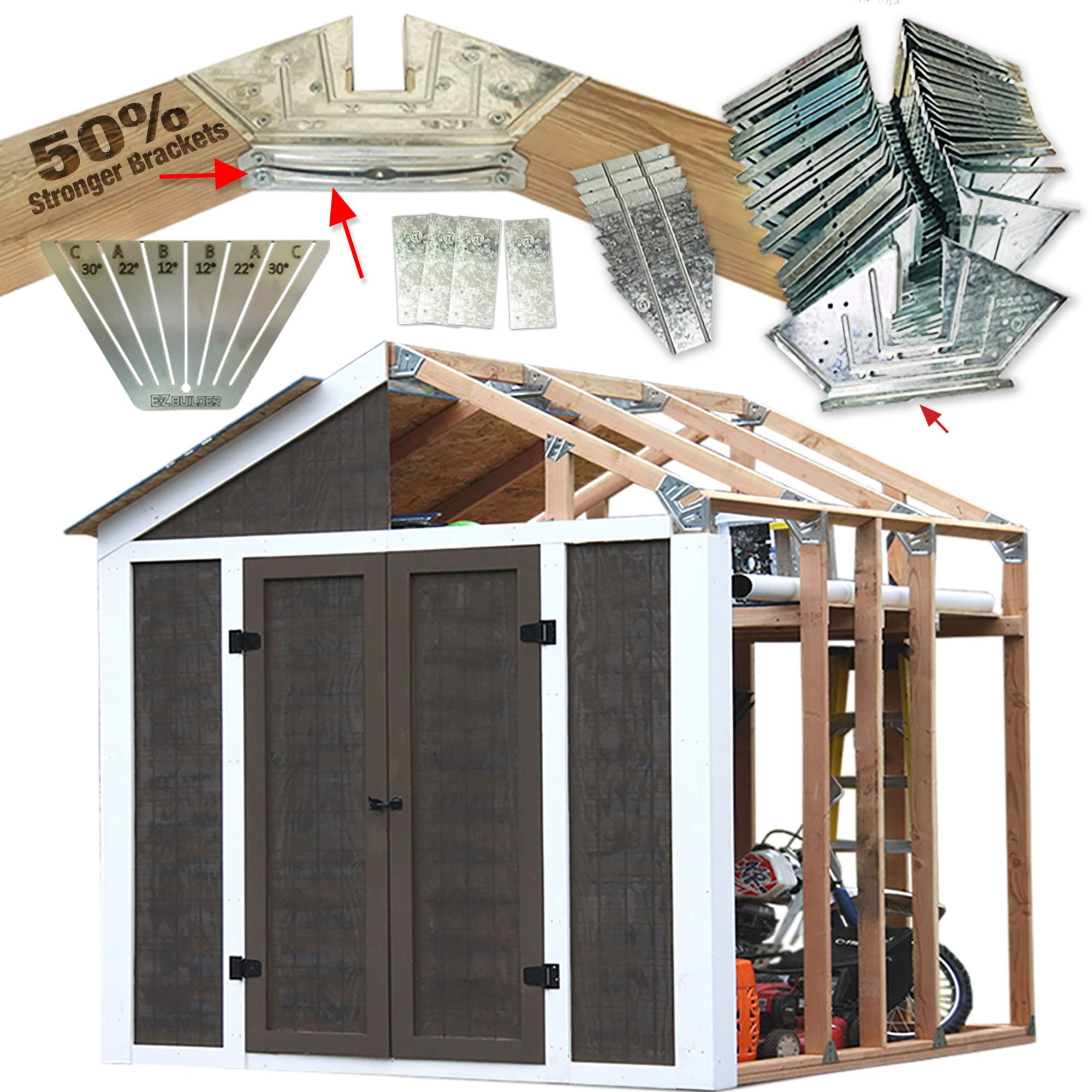 EZ Shed 70187 Peak Style Instant Framing Kit
