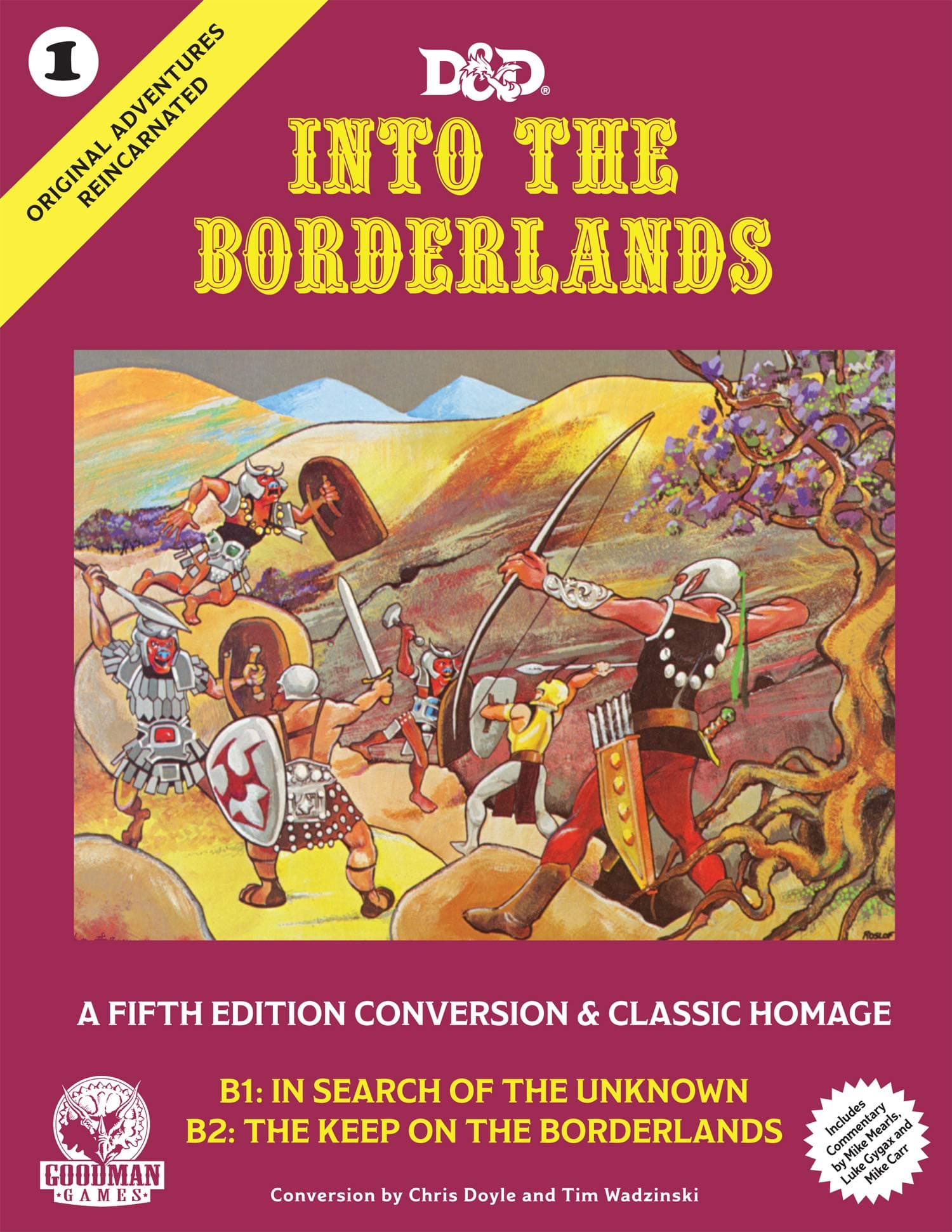 Goodman Games Original Adventures Reincarnated #1 - Into the Borderlands