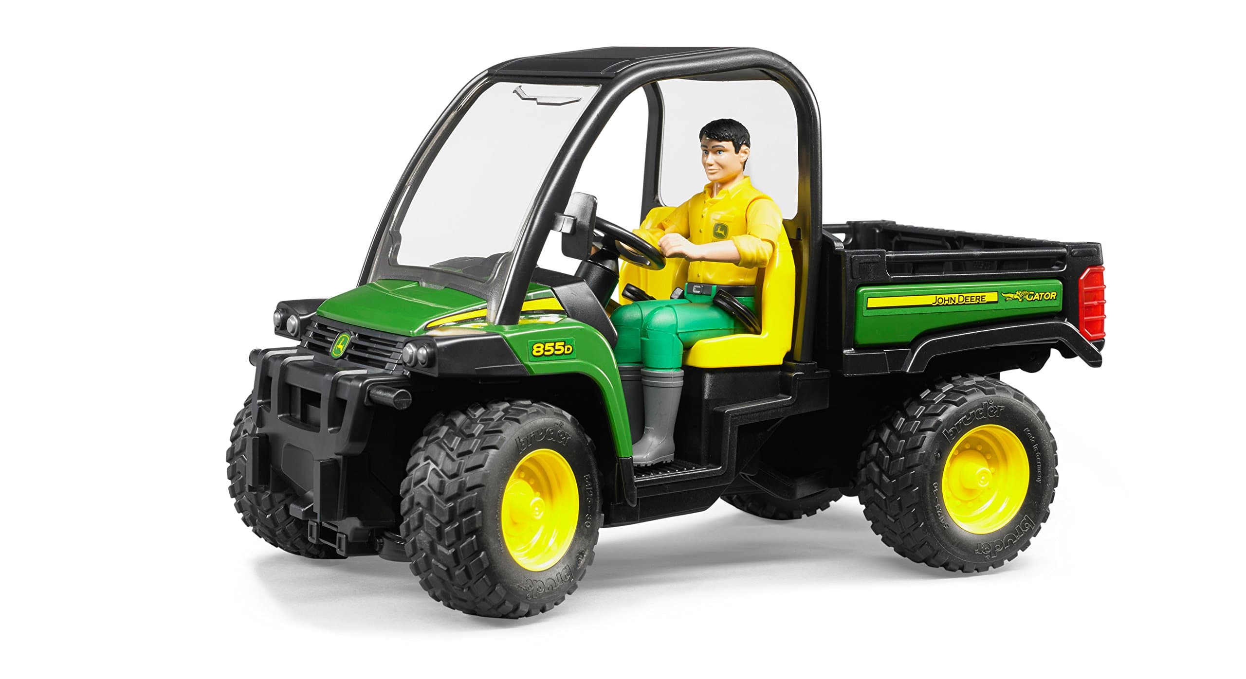 Bruder 09812 John Deere Gator Xuv 855d With Driver -new-factory Sealed
