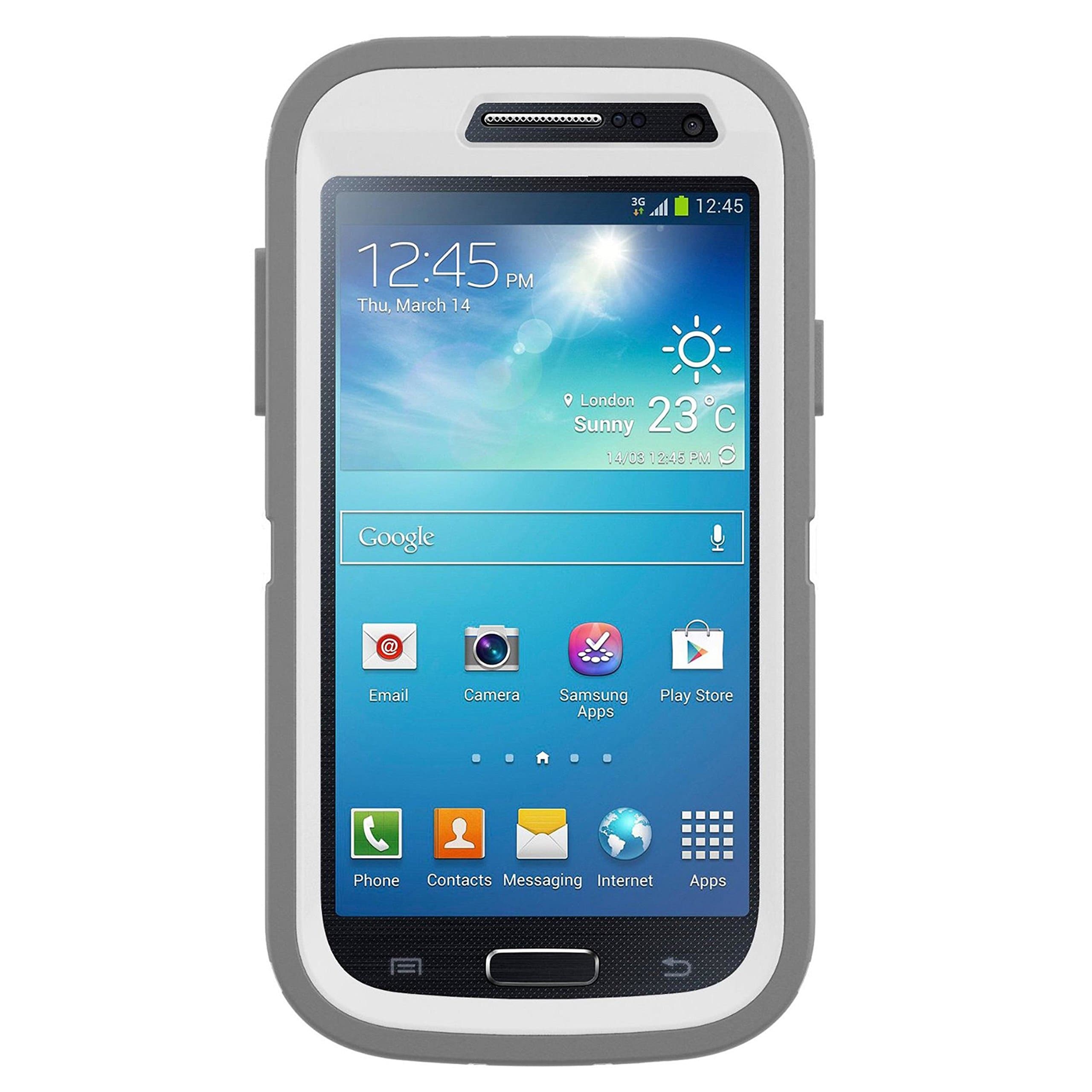 OTTERBOX DEFENDER SERIES Case for Samsung Galaxy S4 Mini - Retail Packaging - Glacier