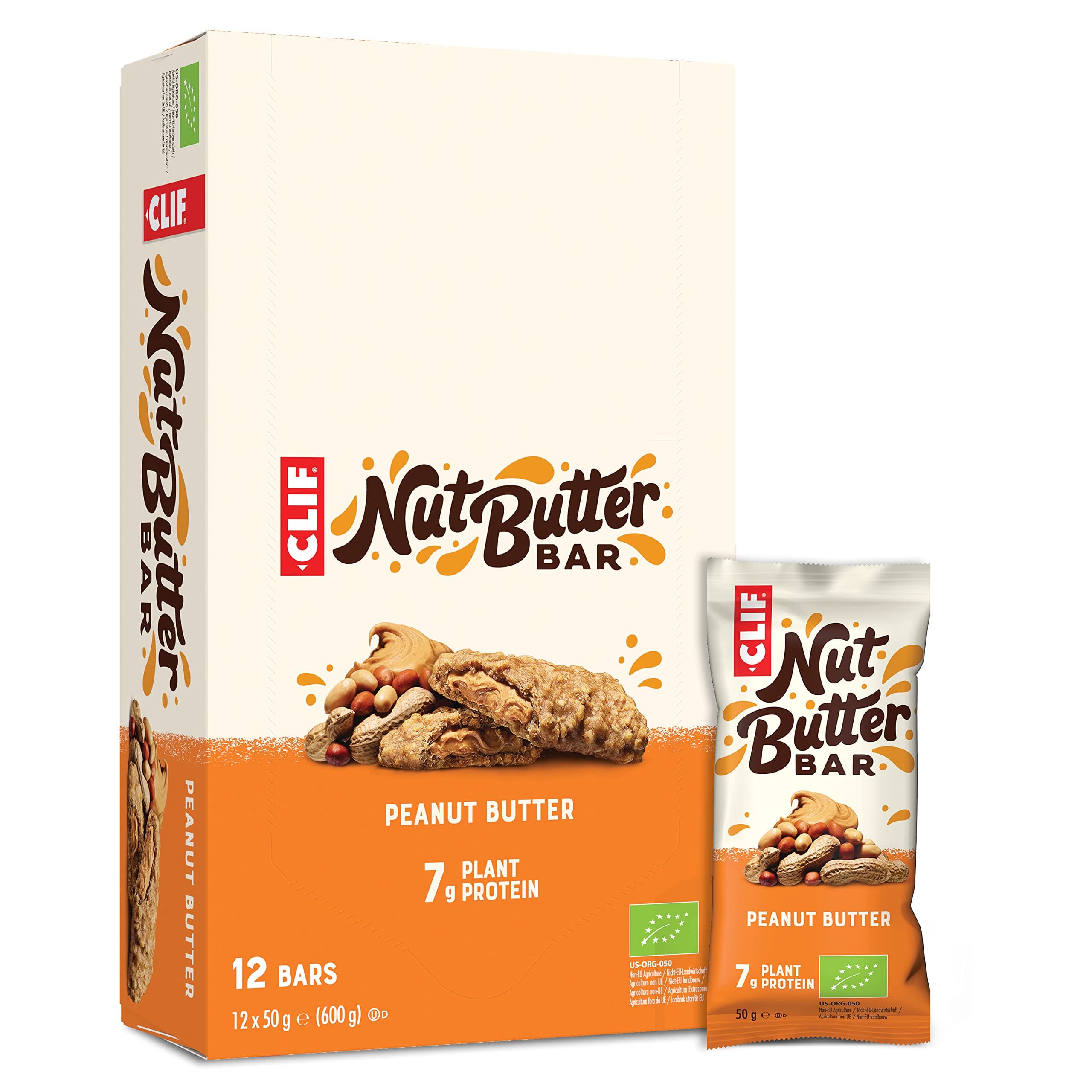CLIF Bar Protein beurre de cacahuète (x12)
