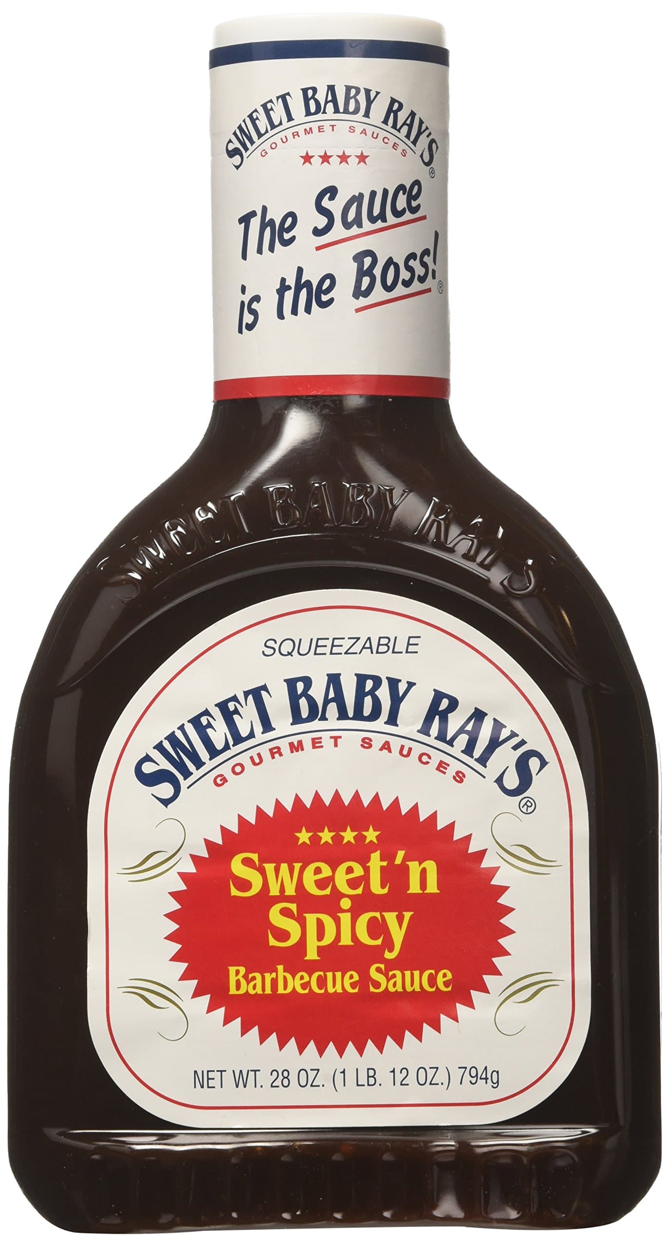 Sweet Baby Ray's Sweet 'n Spicy Barbecue Sauce 28 Ounce (2 pack)