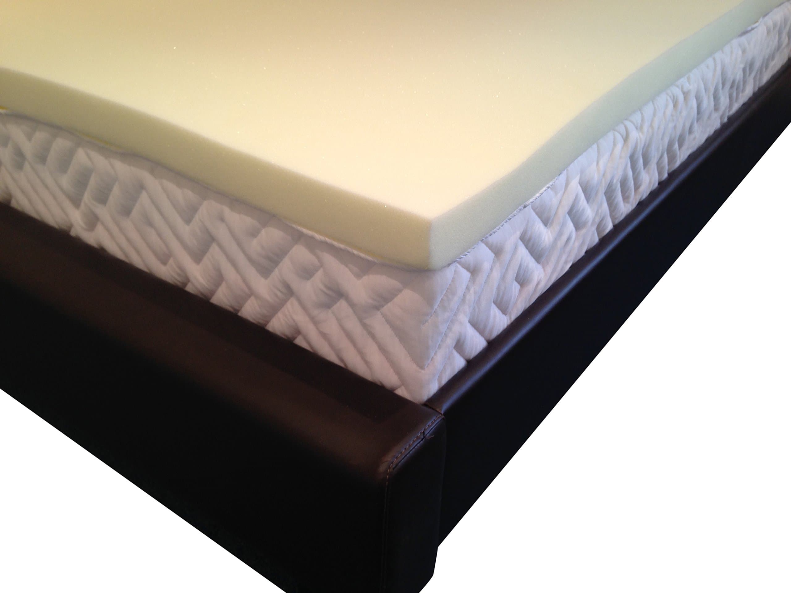 Southern Foam 2 Inch Small Double Memory Foam Mattress Topper