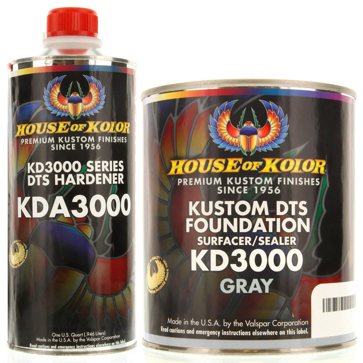 House of Kolor Gallon Kit Gray Color Kd3000 DTS Primer Surfacer/Sealer W/Hardener