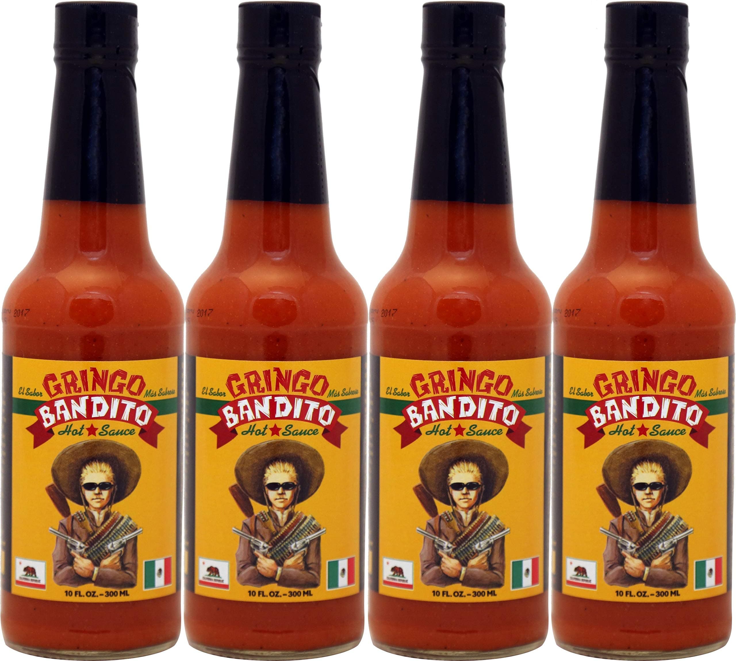 Hot Sauce, Red, 10 Ounce (Pack of 4)