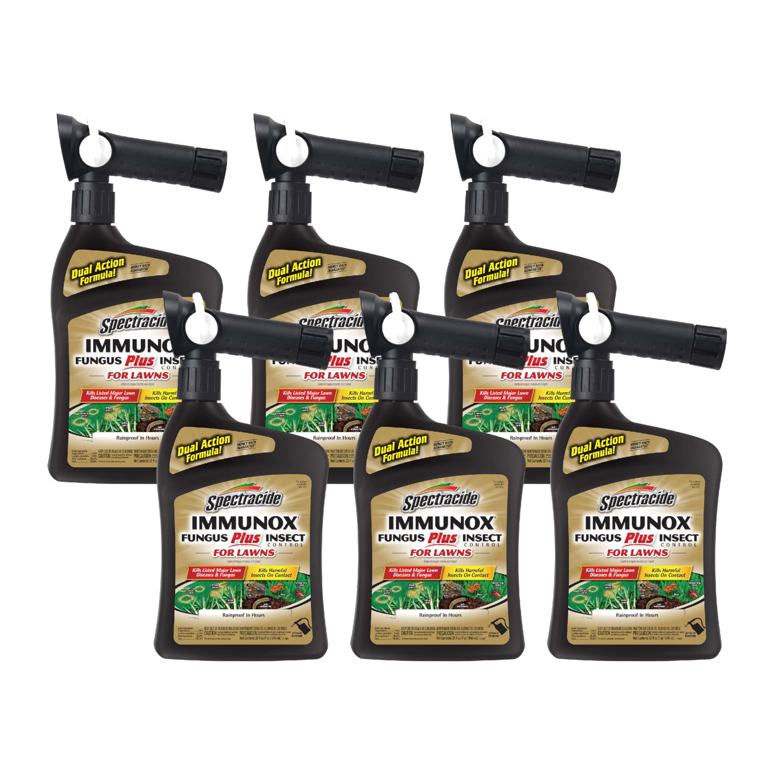 Immunox Fungus Plus Insect Control For Lawns (Ready-to-Spray) (HG-96187) (Pack of 6) (32 fl oz)
