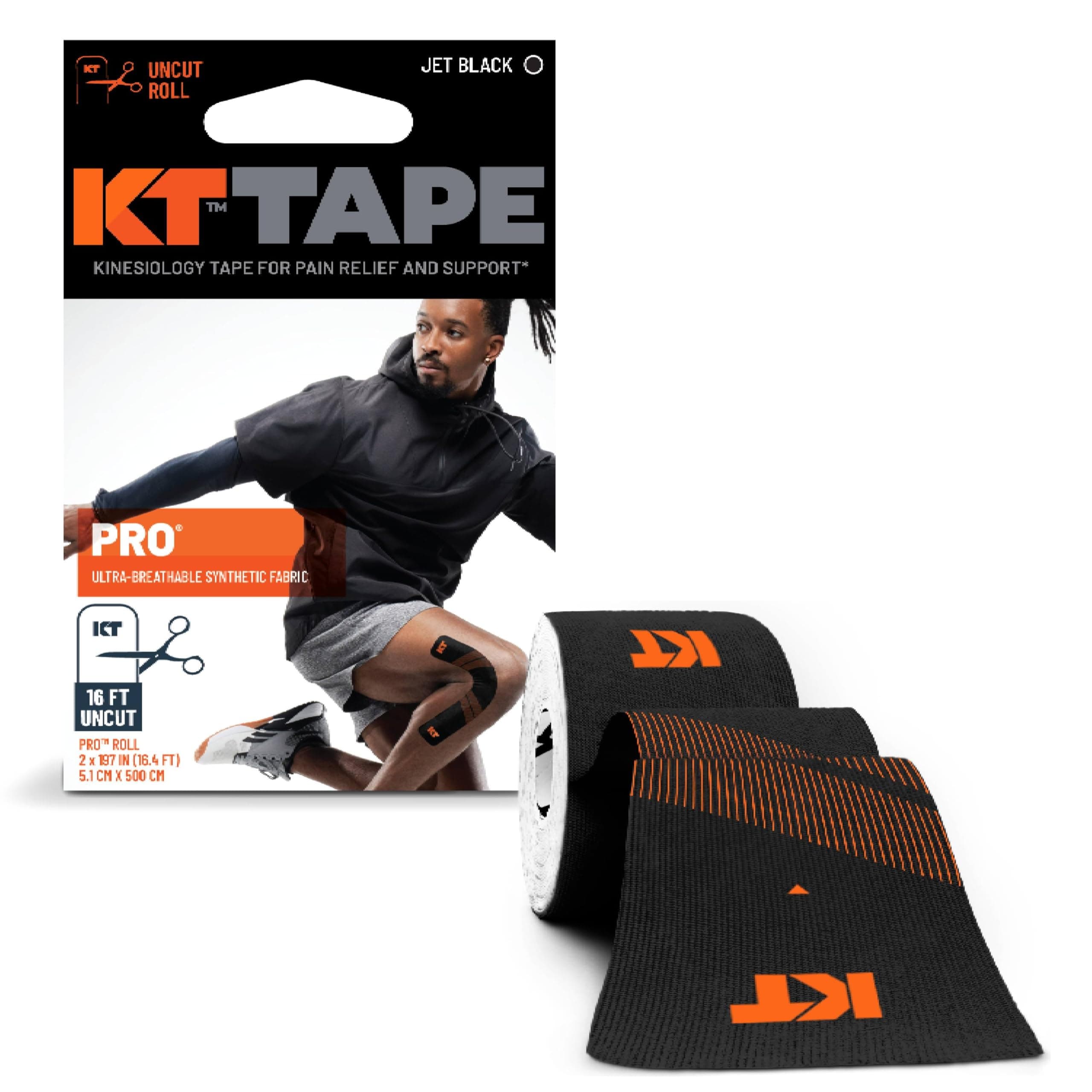Pro Synthetic Kinesiology Athletic Tape, 16’ Uncut Roll