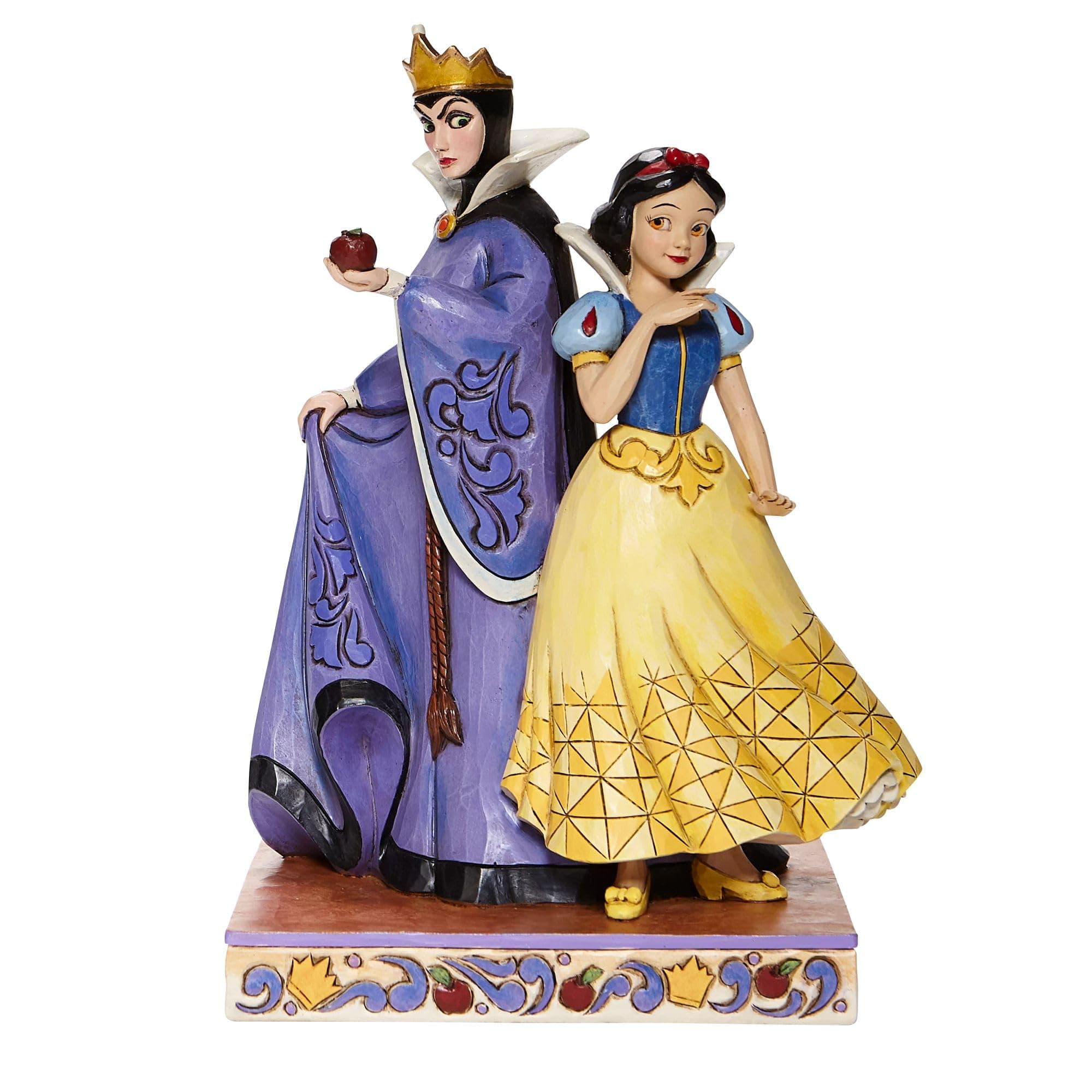 Enesco Jim Shore Snow White & Evil Queen Disney Traditions, 6008067, 8.25 Inch