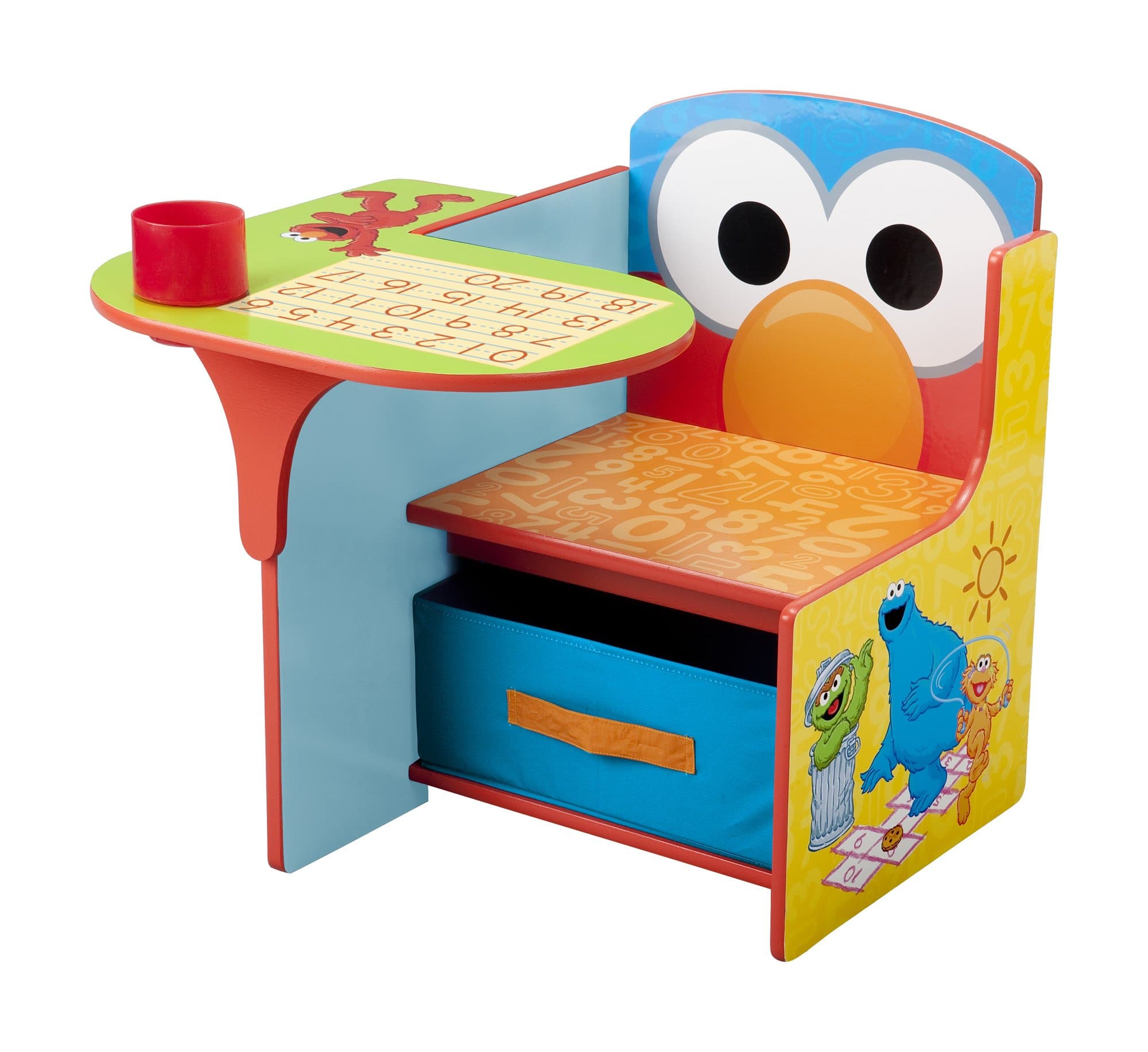 Chair Desk With Storage Bin, Sesame Street