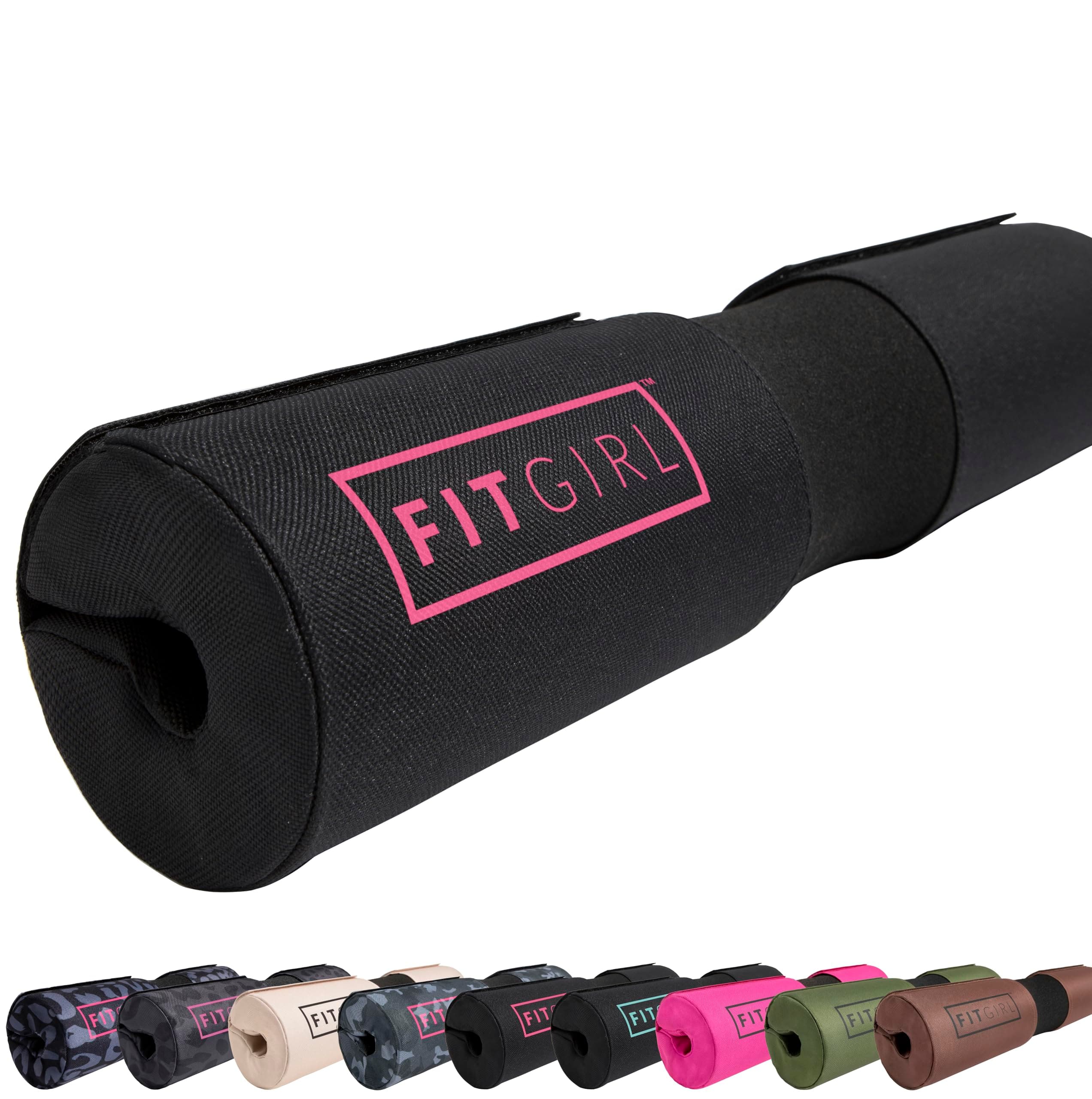 FITGIRL - Squat and Hip Thruster Soft Foam Bar Pad - Protect Your Neck and Avoid Black and Blues from Leg Day - Works Great for Glute Bridges on Smith Machine and Standard Barbell