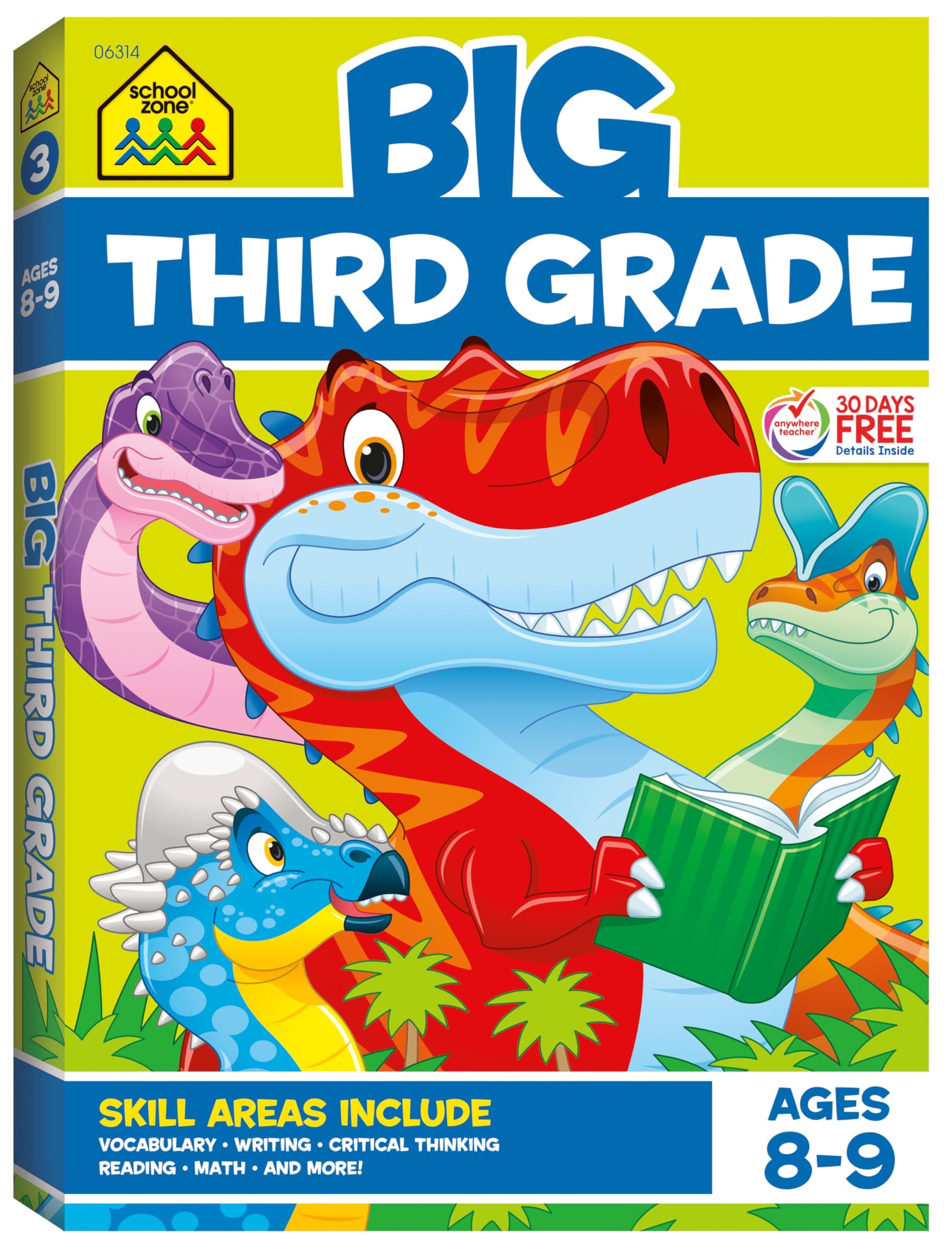 School Zone Big Third Grade Workbook