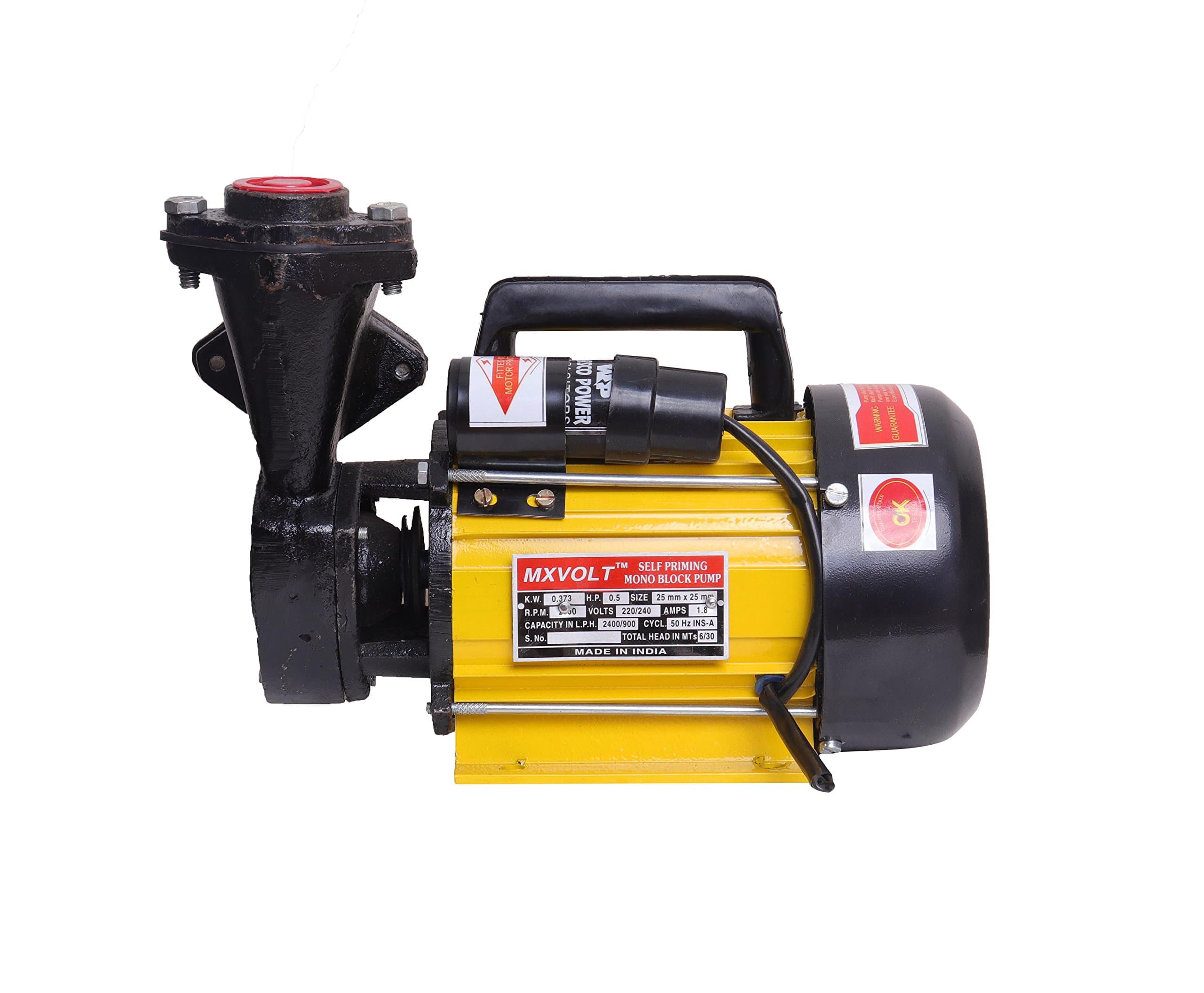 0.5 HP Domestic Monoblock Pump Self Priming Pump