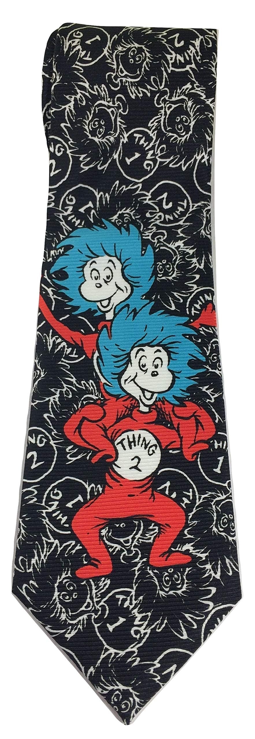 Dr Seuss Thing 1 Thing 2 New Novelty Necktie