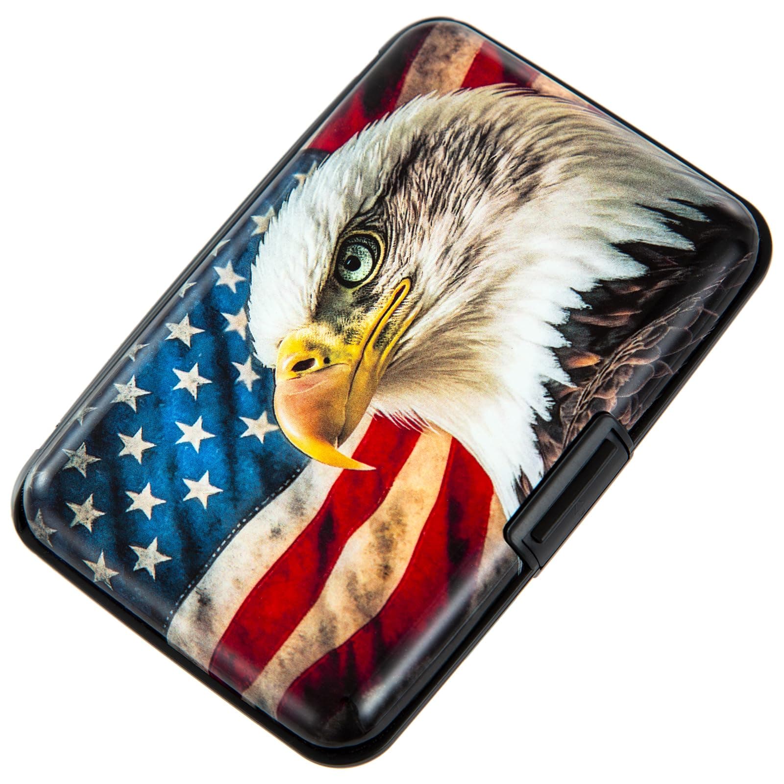 Credit Card Holder Small RFID Blocking Wallet Business Metal Slim Mini Aluminum Hard Case for Women Men