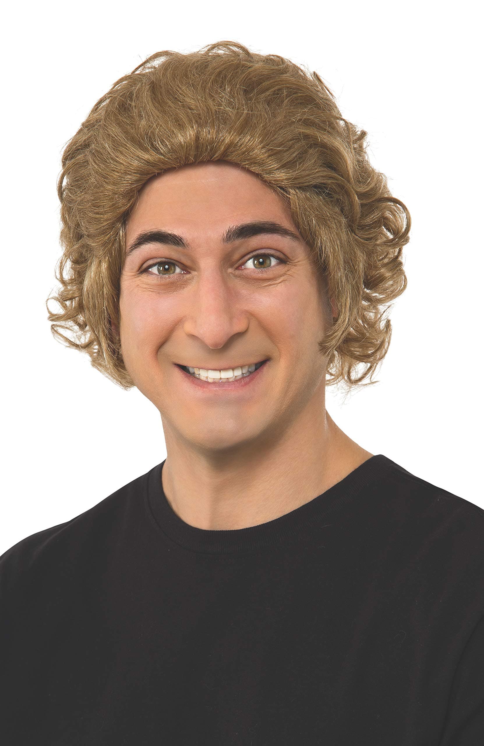 Rubie'sCostume Co. Men's Wonka & The Chocolate Factory Willy Wonka Wig, As Shown, One size