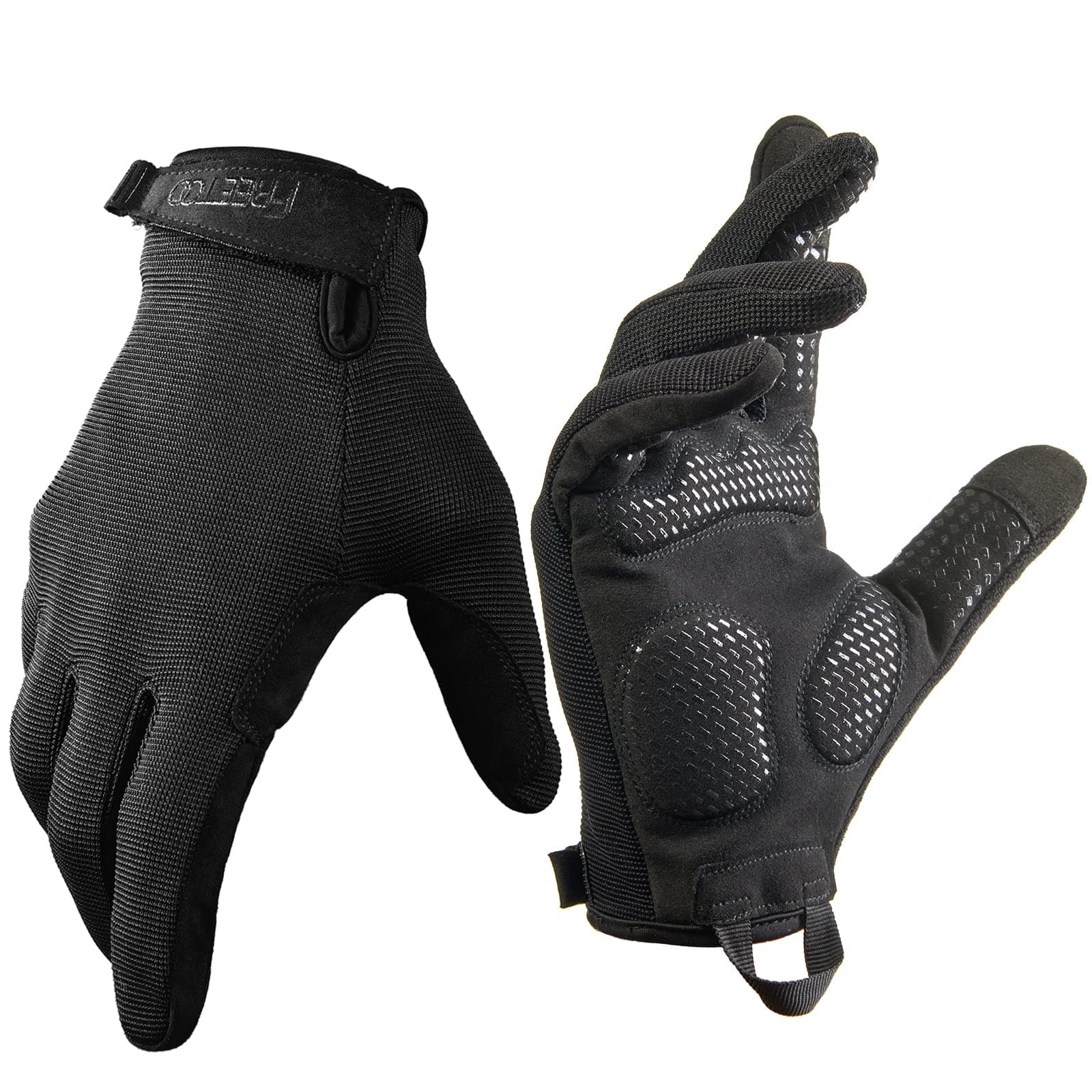 Full-Finger Workout Gloves for Men, Padded Gym Gloves with Excellent Grip and Palm Protection