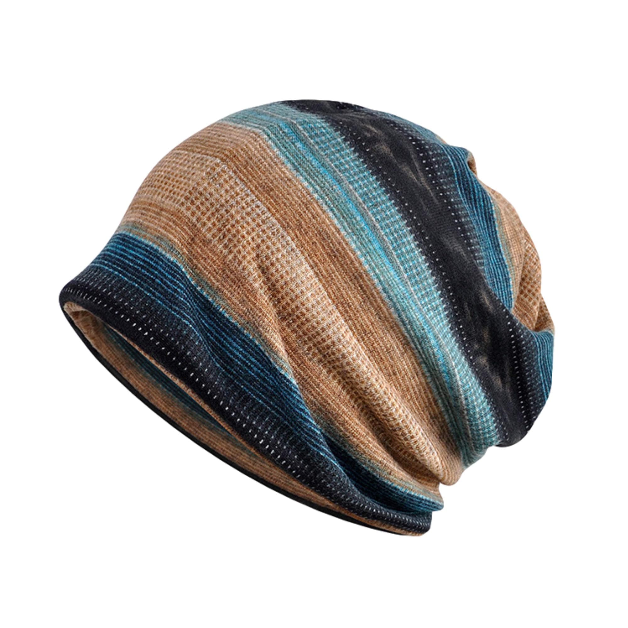 - Men's Women's Slouchy Blended Cotton Summer Beanie Skull Multicolor Cap (Free Size, 3002B)